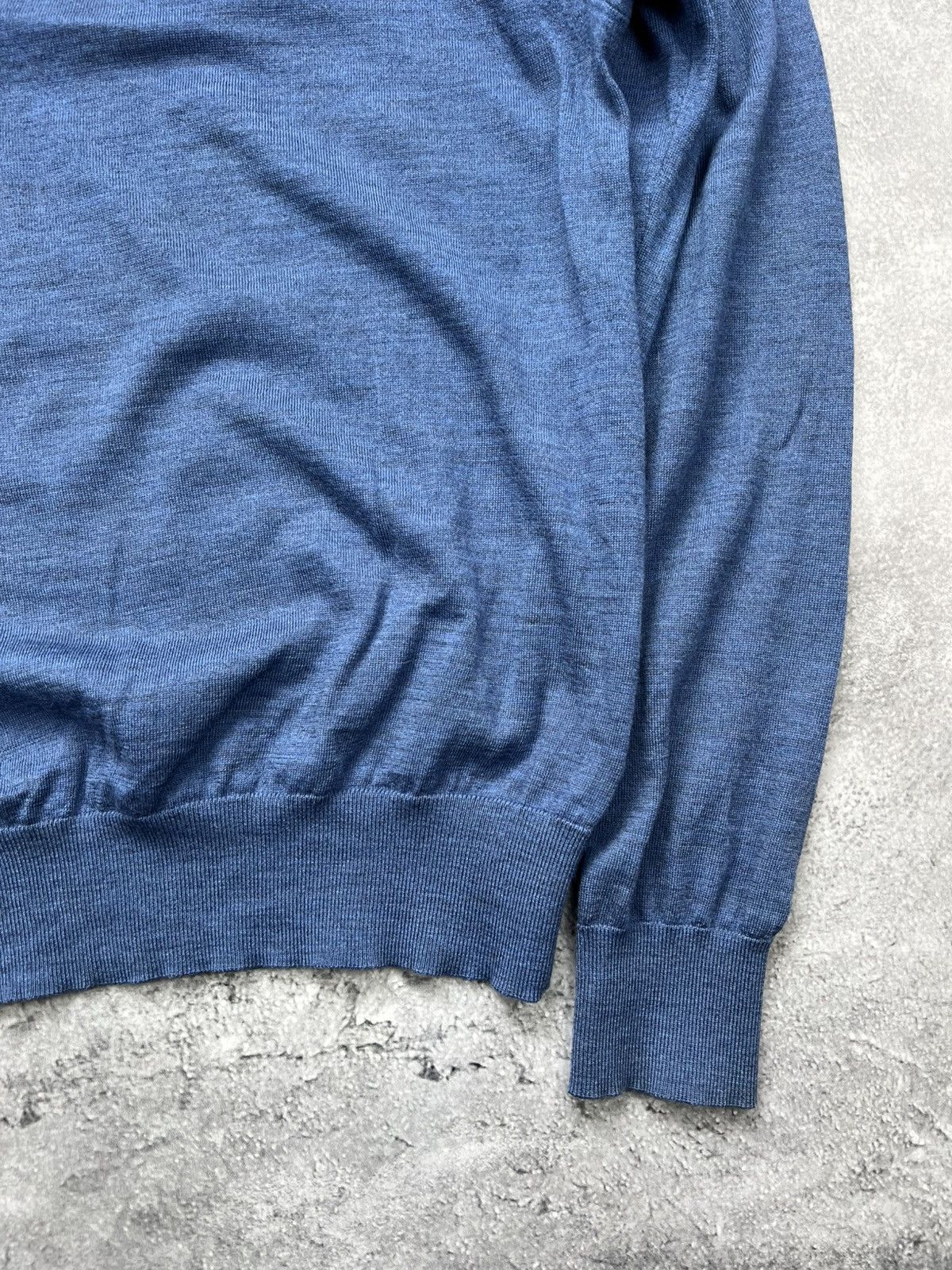 Polo Ralph Lauren Polo Ralph Lauren Blue Light Sweater Mens Merino Wool Size US XXL / EU 58 / 5 - 2 Thumbnail