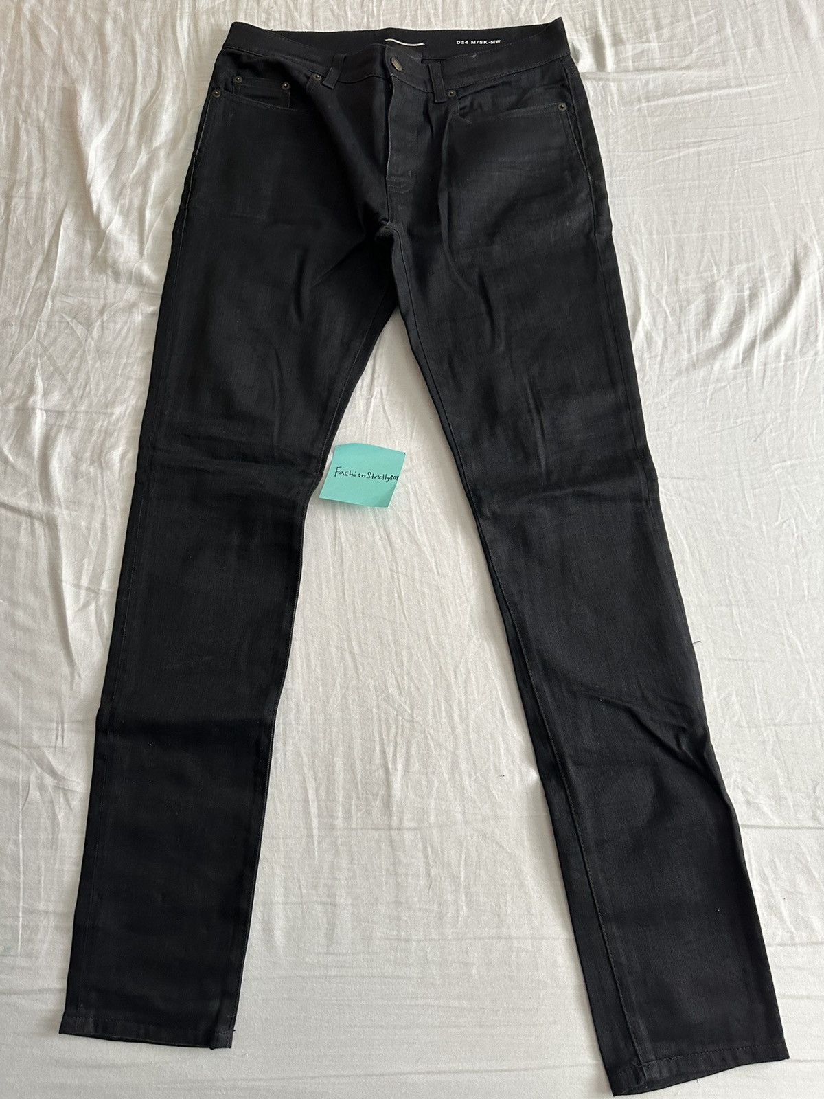 Saint Laurent Paris Saint Laurent Denim D24 M/SK-MW Size US 31 - 1 Thumbnail