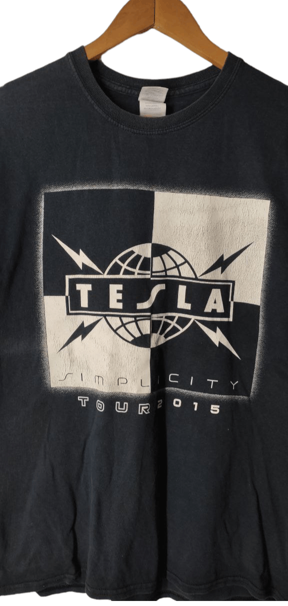 Band Tees BAND TESLA GLAM ROCK SIMPLICITY TOUR 2015 TEE Size US M / EU 48-50 / 2 - 5 Thumbnail