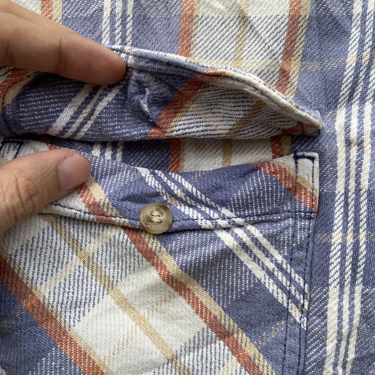 Carhartt × Vintage Vintage Carhartt Workwear Checker Shirt Size US L / EU 52-54 / 3 - 7 Thumbnail