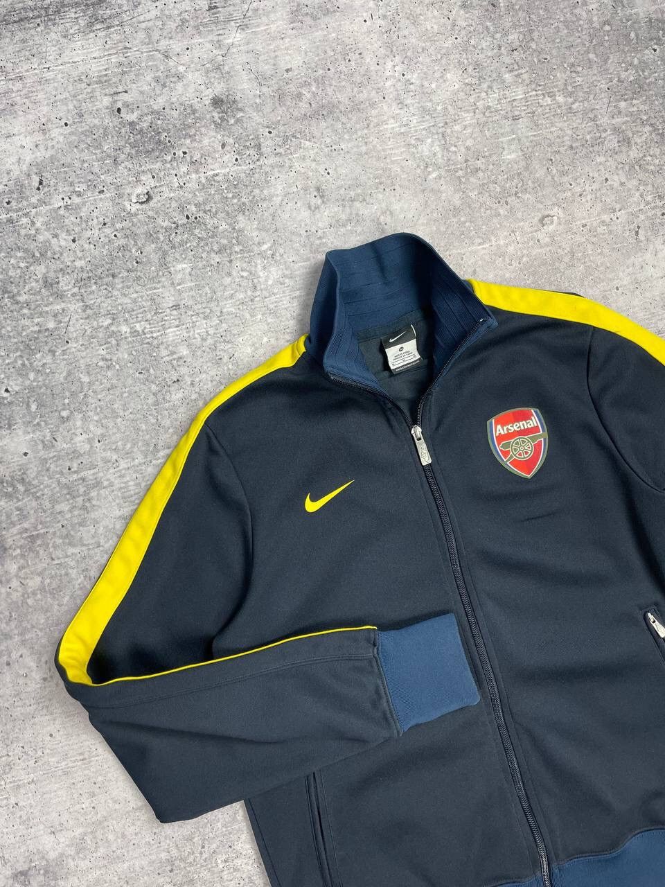 Nike × Vintage Vintage Nike Y2K Style Football Arsenal Big Logo Zip Olympic Size US M / EU 48-50 / 2 - 6 Thumbnail