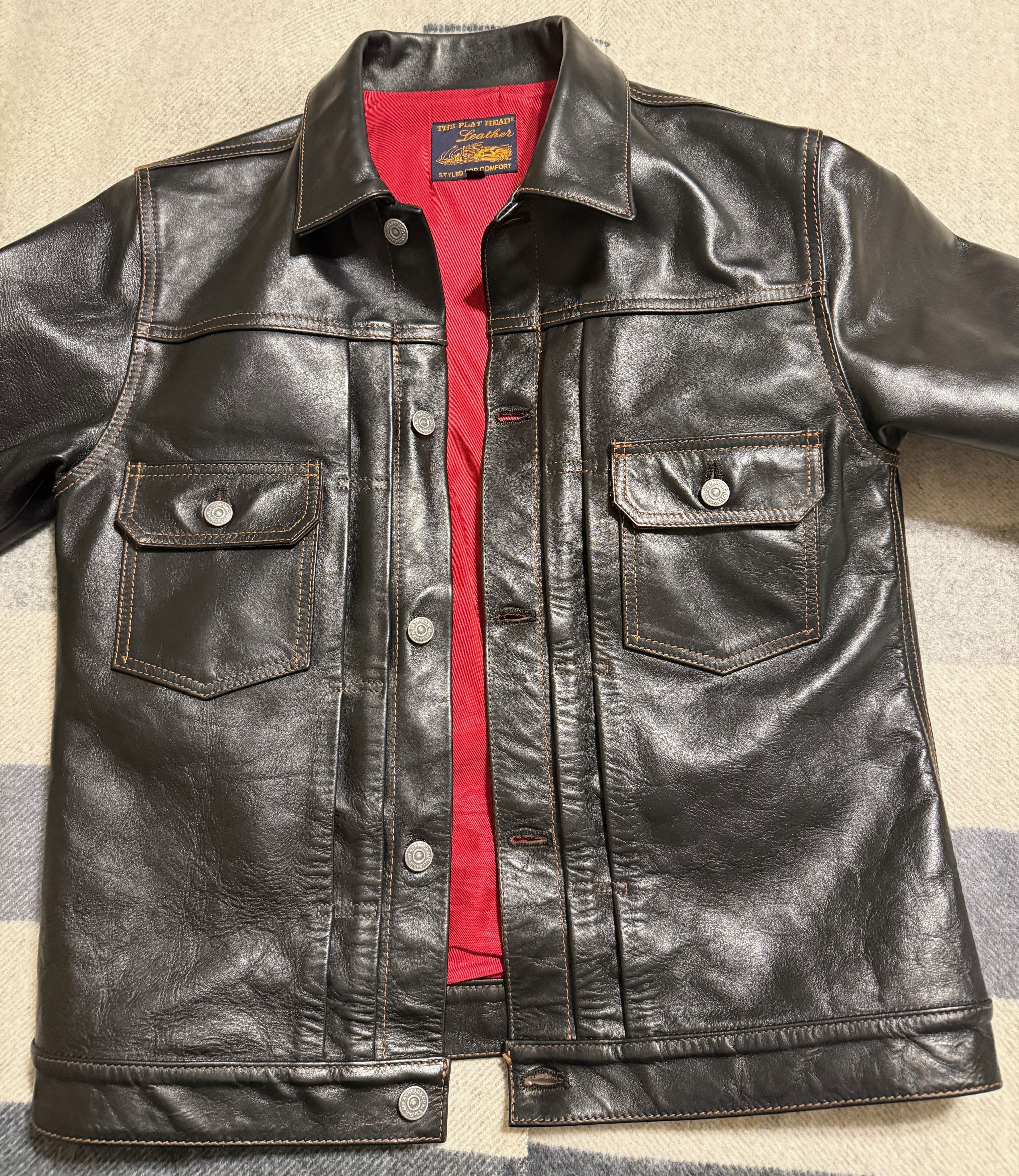 The Flat Head The Flat Head FN-LJ-HJ002 Shinki Horsehide Type II Size US M / EU 48-50 / 2 - 2 Thumbnail