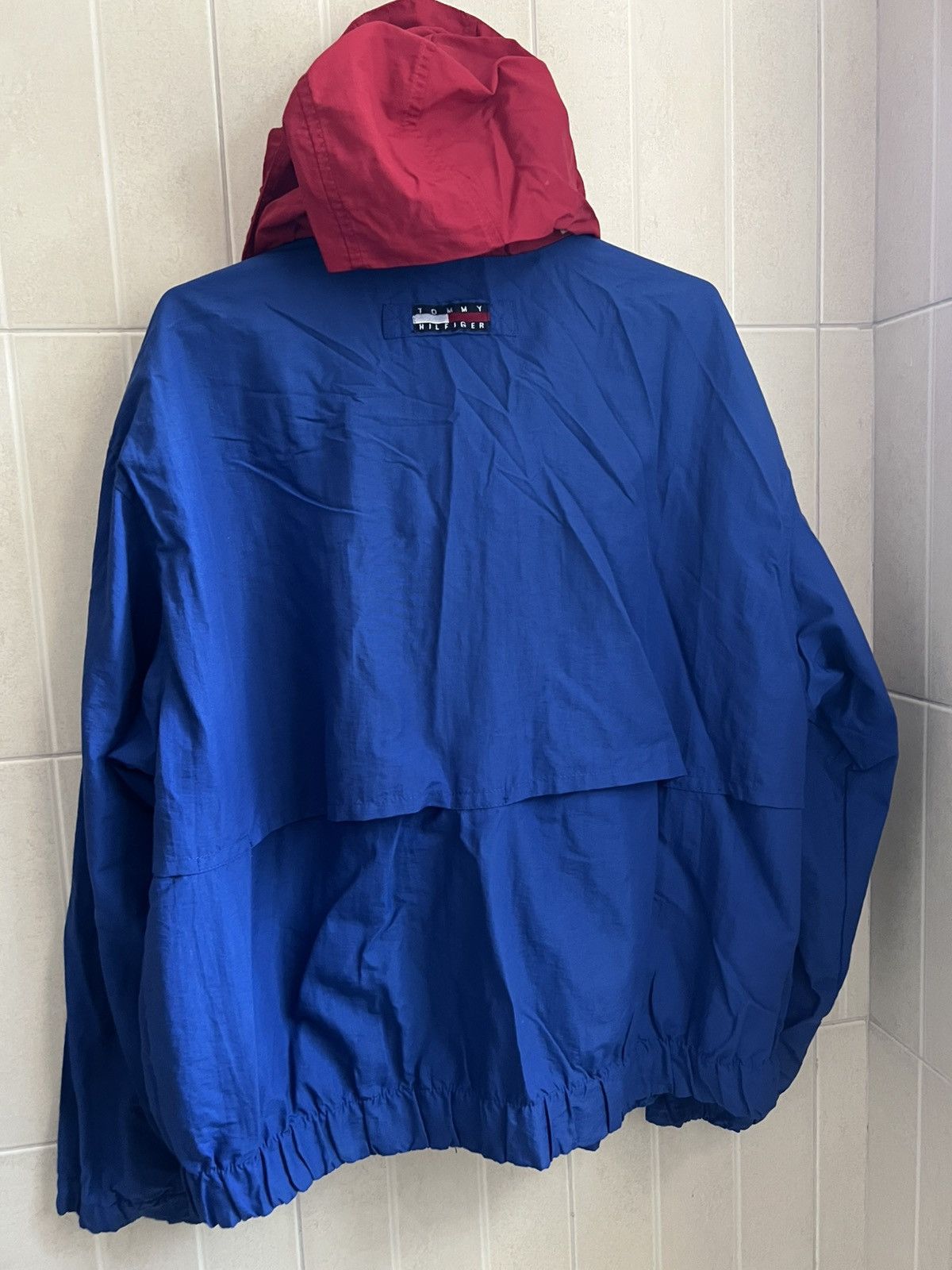 Tommy Hilfiger VINTAGE TOMMY HILFIGER NYLON WINDBREAKER BLUE JACKET Size US XL / EU 56 / 4 - 6 Thumbnail