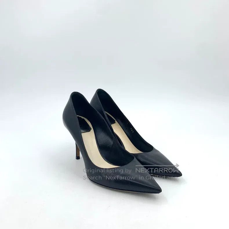 Dior Dior Black leather pointed toe thin heels Size US 6 / IT 36 - 2 Thumbnail