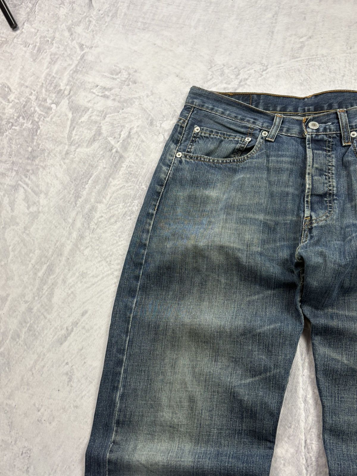Levi's VINTAGE LEVIS 758 DENIM WASHED PANTS RETRO Size US 32 / EU 48 - 3 Thumbnail