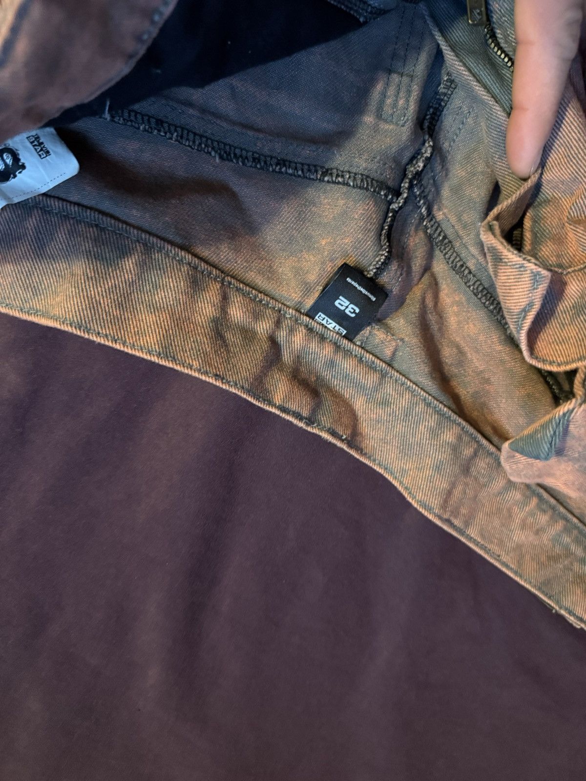 Other Mens Skate pants orange televisi star camcorder embroidery Size US 32 / EU 48 - 4 Thumbnail