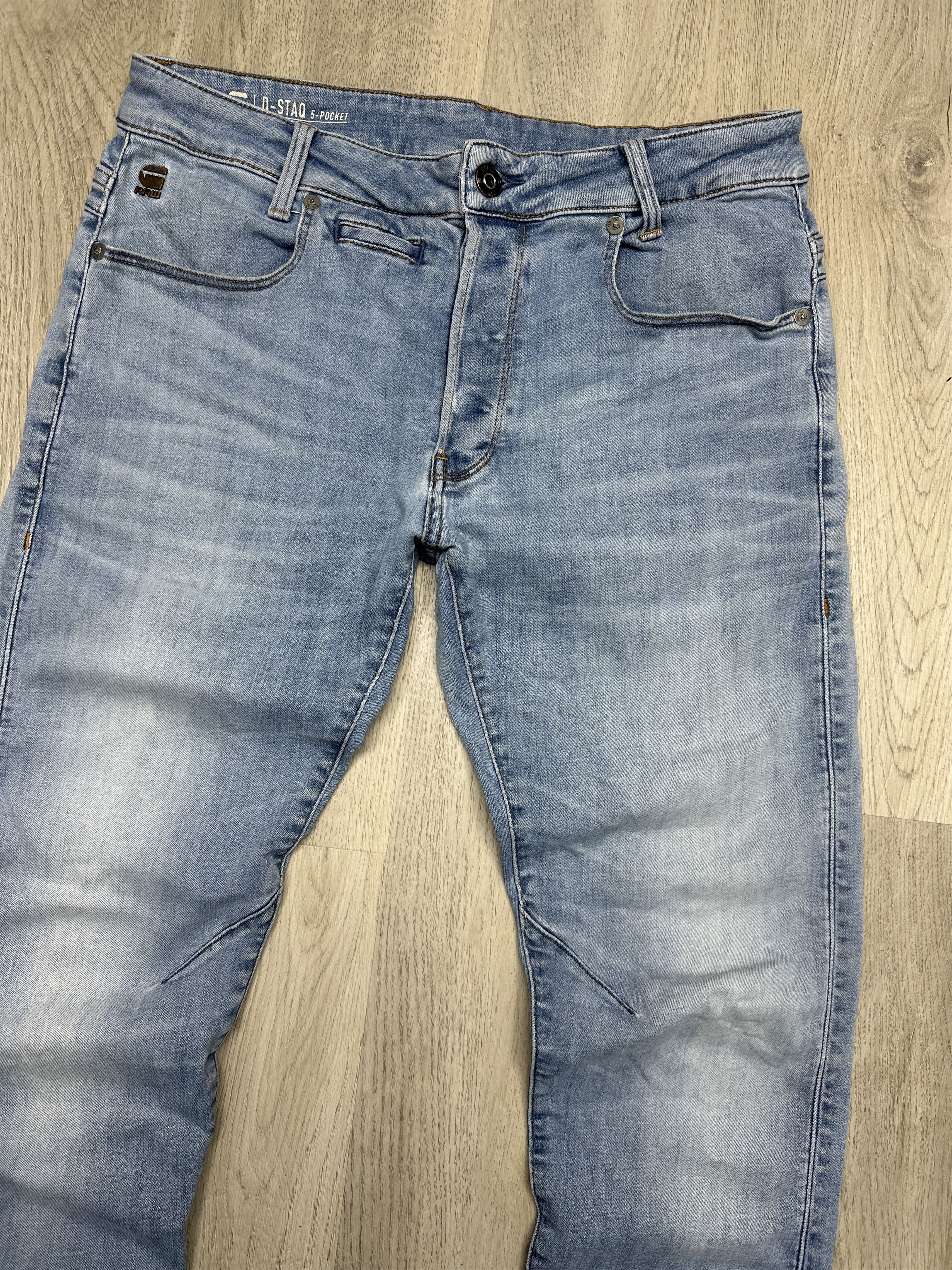 G-Star G Star Raw Vintage Mens D-Staq Slim Denim Pants Jeans Size US 33 - 2 Thumbnail