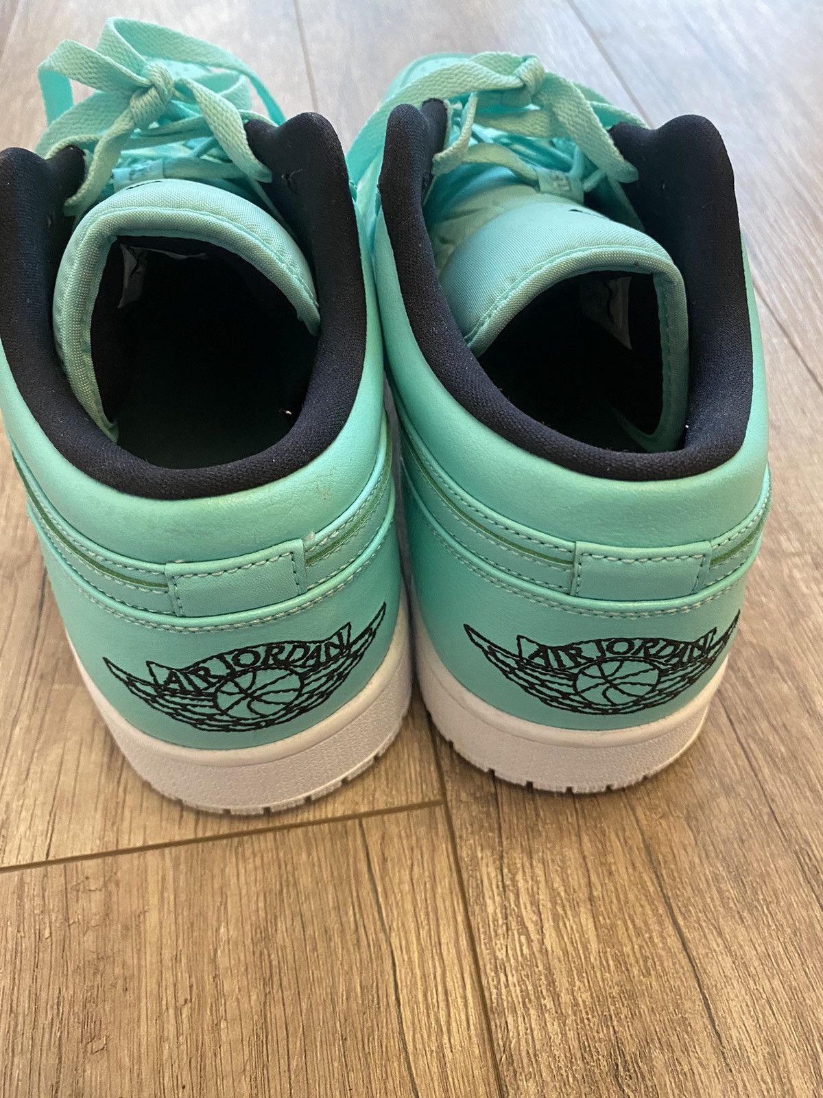 Jordan Brand × Nike Jordan 1 Low Hyper Turquoise Size US 12 / EU 45 - 6 Thumbnail