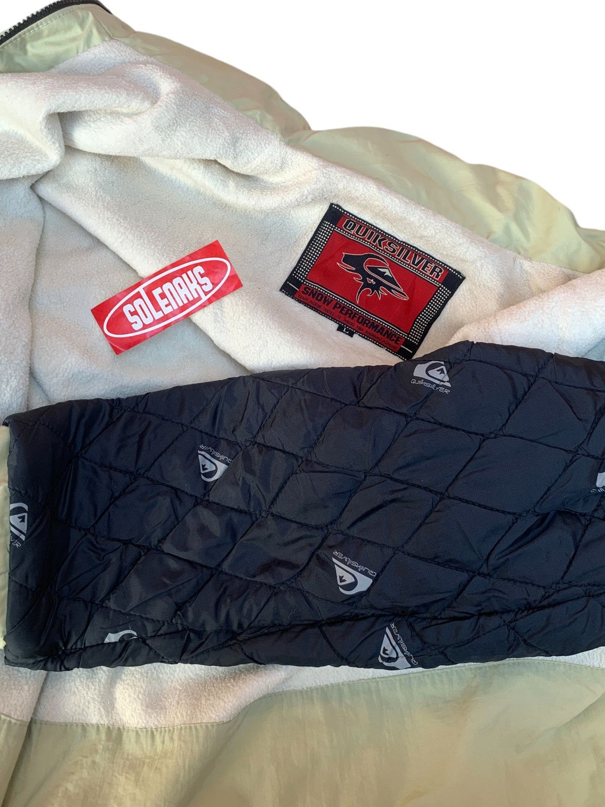 Quiksilver × Vintage 90s quiksilver snowboarding jacket Size US L / EU 52-54 / 3 - 9 Thumbnail
