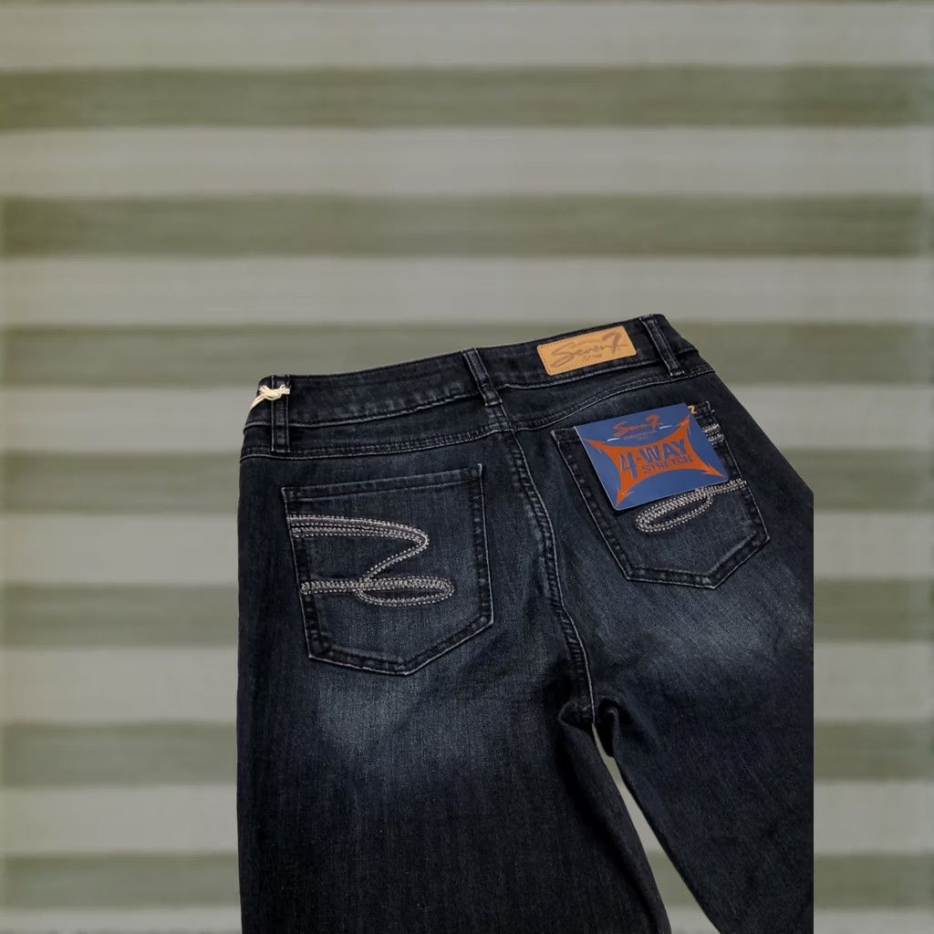 Vintage Seven7 Wash(Blue) Skinny High Rise Ankle Jeans Size 6 NWT Helios 4.00 Denim Womens Jeans Skinny Lightweight Solid Blue 2010s Size 28" / US 6 / IT 42 - 1 Thumbnail