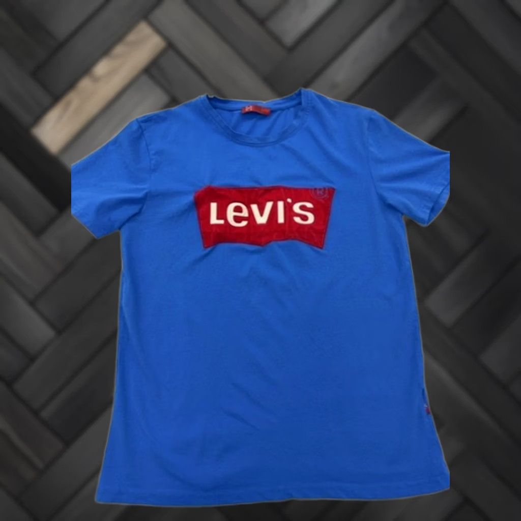 Levi's Levi's Red Tab Vintage Blue Crewneck T-Shirt M Short Sleeve - Relaxed Fit, Jersey, 95% Cotton 5% Lycra, Logo, Turkey, Men Size US M / EU 48-50 / 2 - 1 Thumbnail