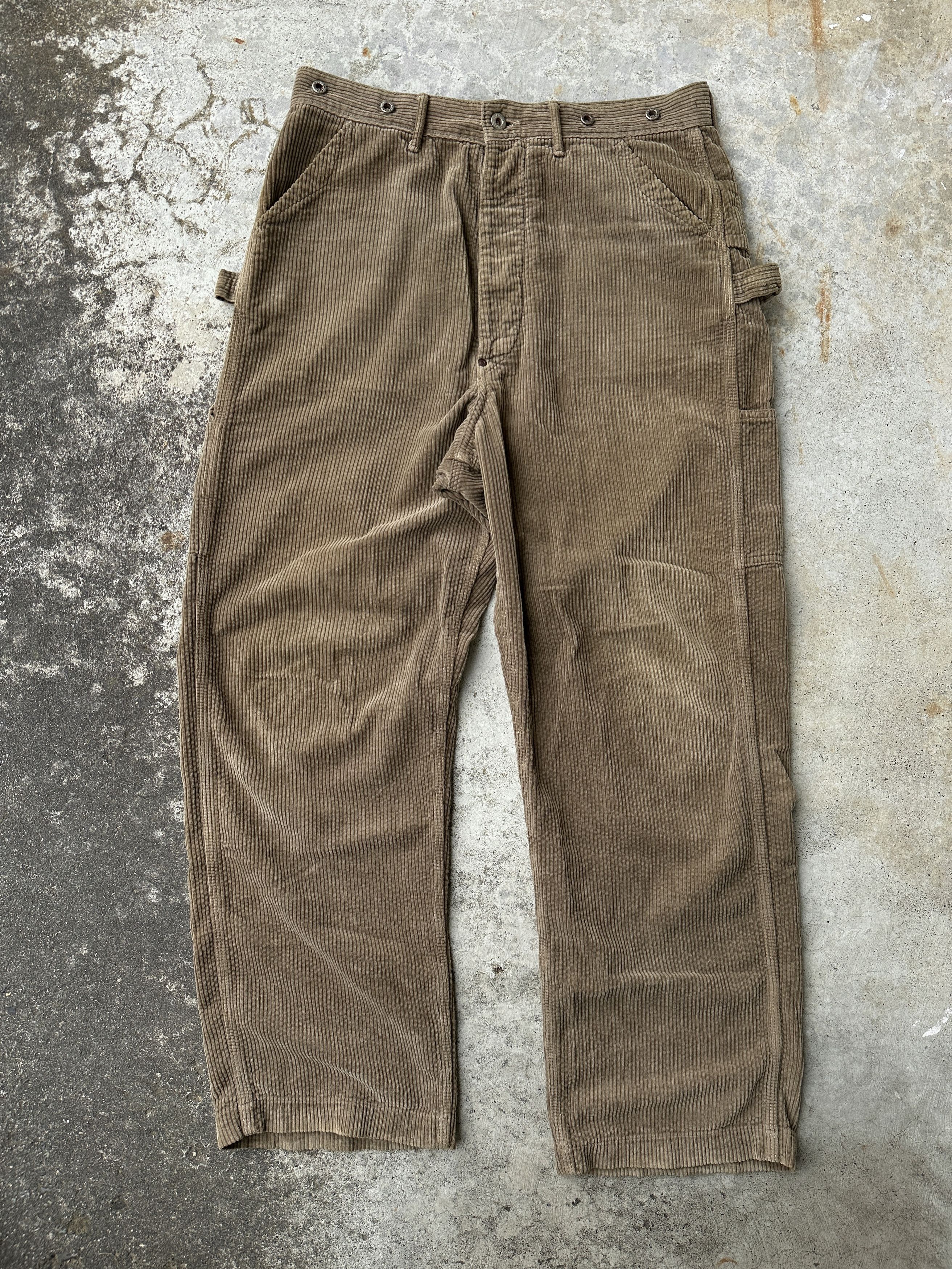 Kapital Kountry Buckleback Lumber Winday Corduroy Cord Carpenter work pant Size US 33 - 2 Thumbnail