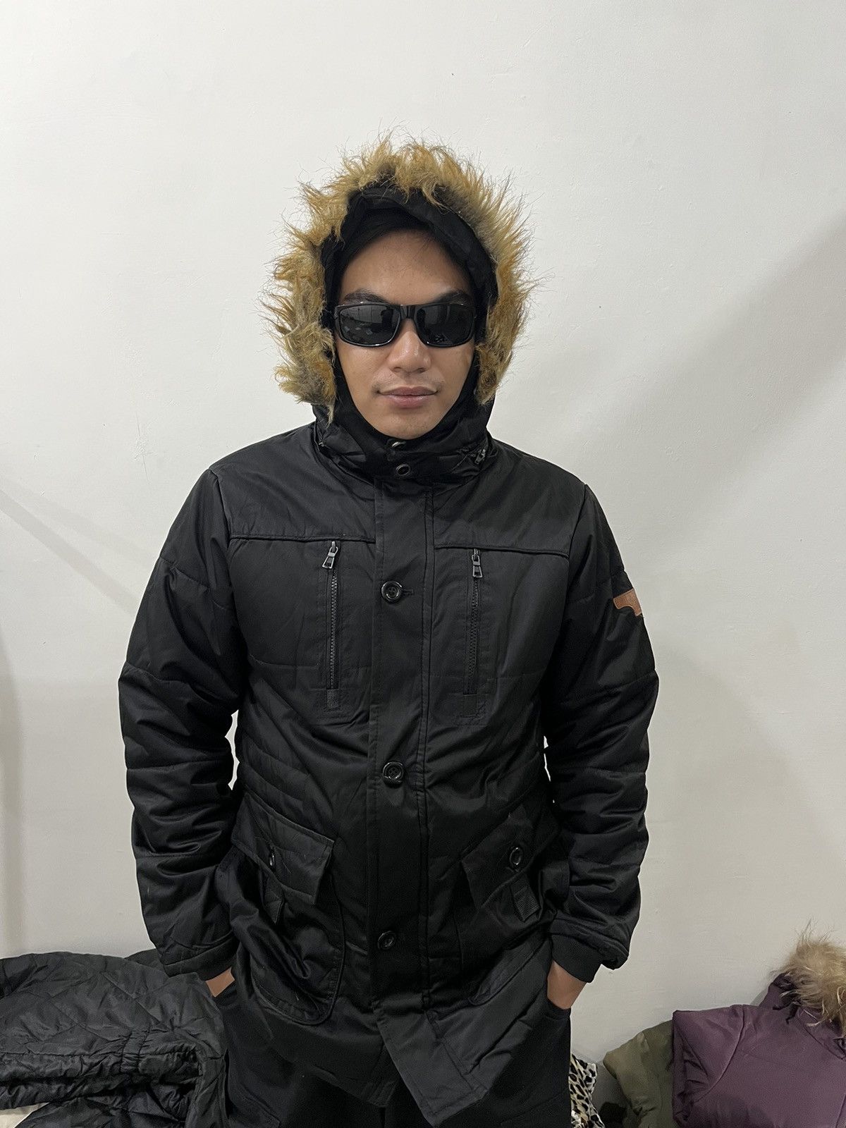 Le Grande Bleu (L.G.B.) 2000s VOGUE LGB Style KRMii Faux Fur Parka Jacket Size US XL / EU 56 / 4 - 8 Thumbnail