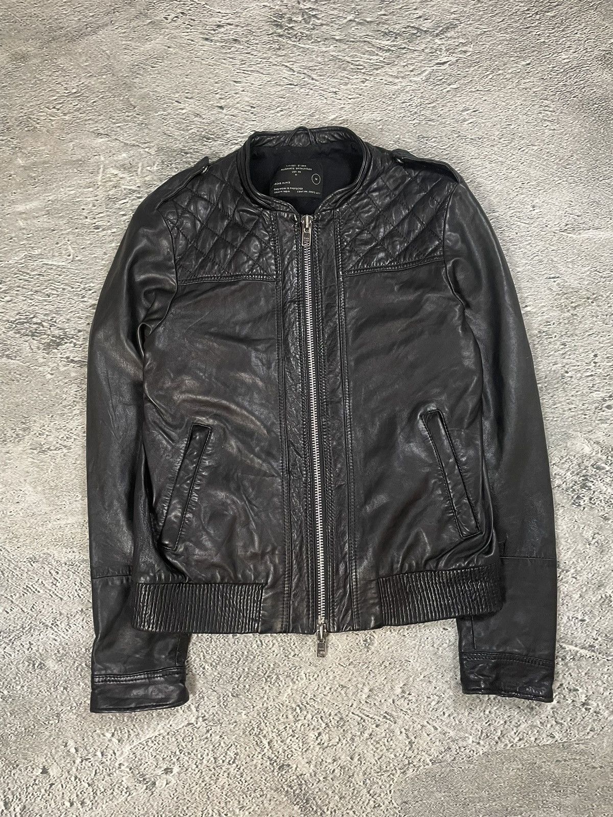 Allsaints Allsaints Vintage Leather Jacket Avant Garde black Size US M / EU 48-50 / 2 - 1 Thumbnail