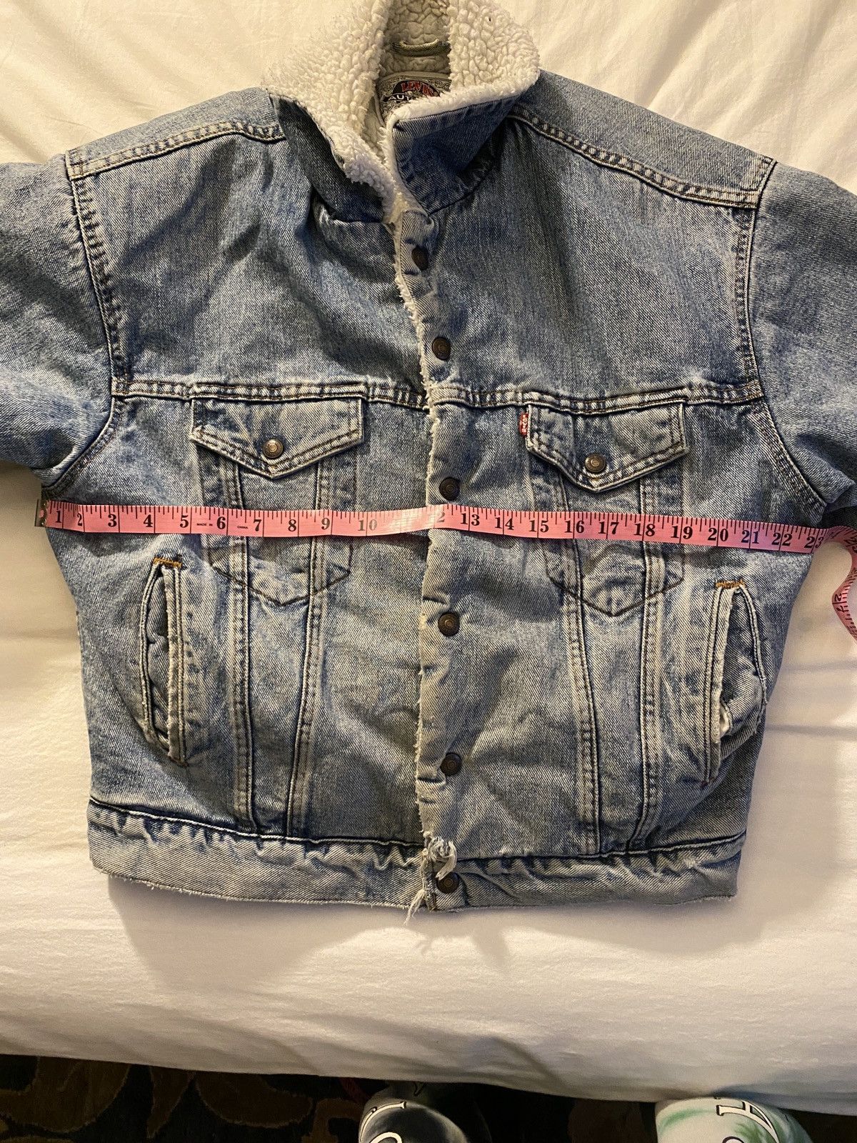 Levi's Vintage Clothing Levis Vintage Denim Sherpa Trucker Jacket Size US M / EU 48-50 / 2 - 6 Thumbnail