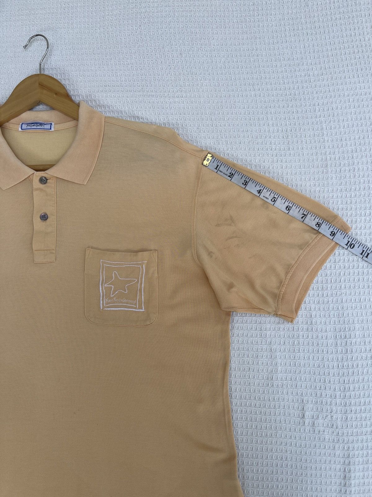 Vintage × Yves Saint Laurent Last Drop🔥Rare🔥Vintage YSL YvesSaintLaurent Polo Tee Size US XL / EU 56 / 4 - 13 Thumbnail