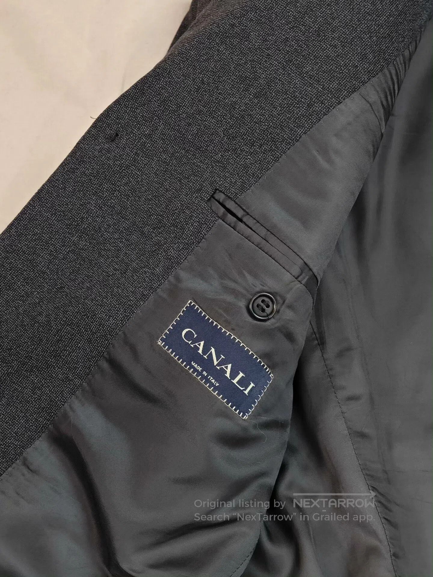 Canali Italian Wool Blend Suit Jacket. Size US M / EU 48-50 / 2 - 7 Thumbnail