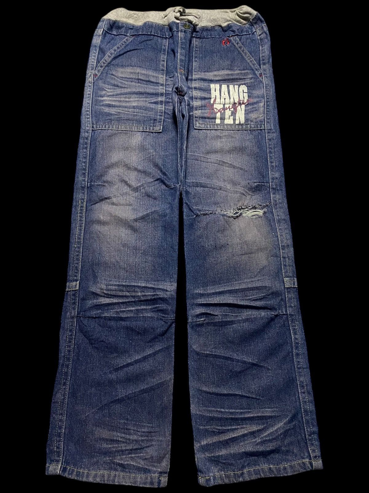 Hang Ten Hang Ten Baggy jean great condition with a unique vibe jeans Size US 30 / EU 46 - 1 Thumbnail