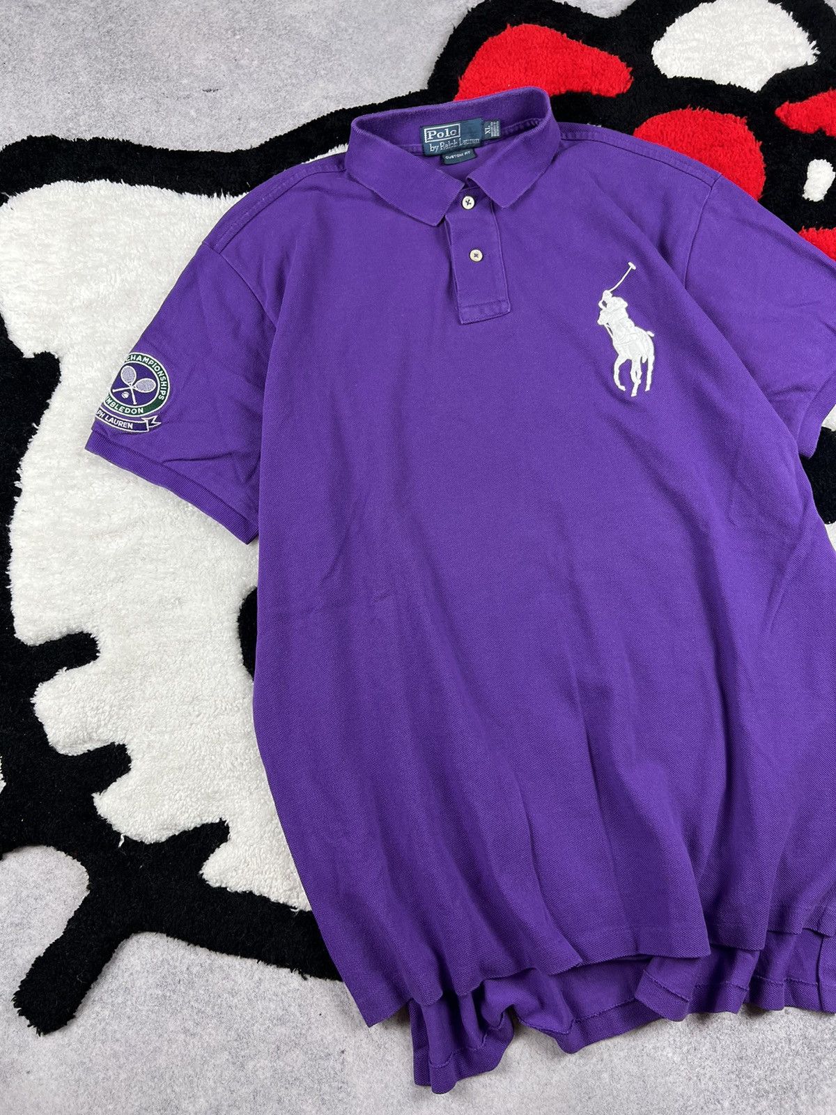Ralph Lauren Vintage Polo Ralph Lauren Wimbledon Tennis Old Money Shirt Size US XL / EU 56 / 4 - 2 Thumbnail