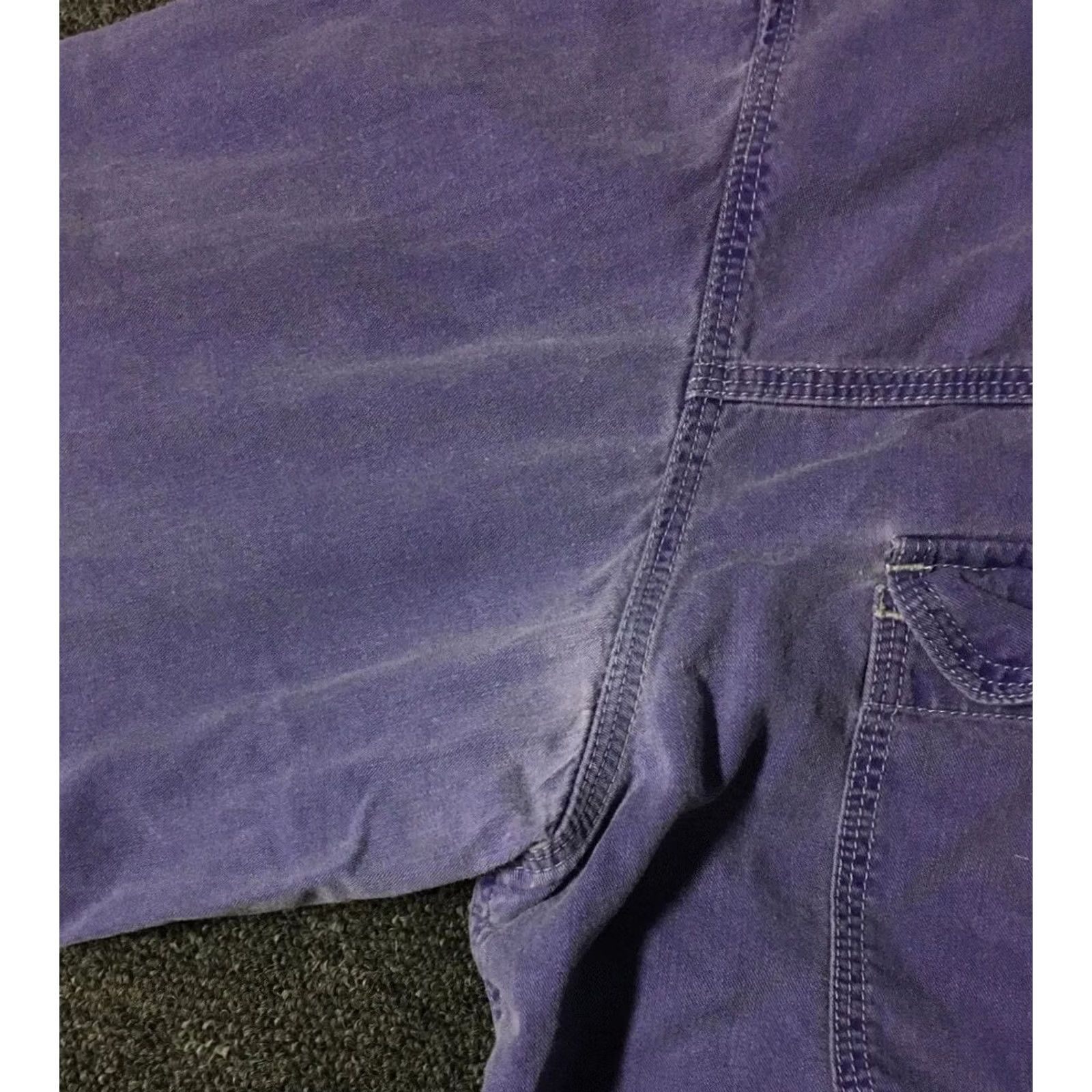 Levi's VINTAGE Levi's Button-Up Shirt L Purple 90s Western Cowboy Biker Grunge Trucker Skate Mens Shirt Size US L / EU 52-54 / 3 - 4 Thumbnail