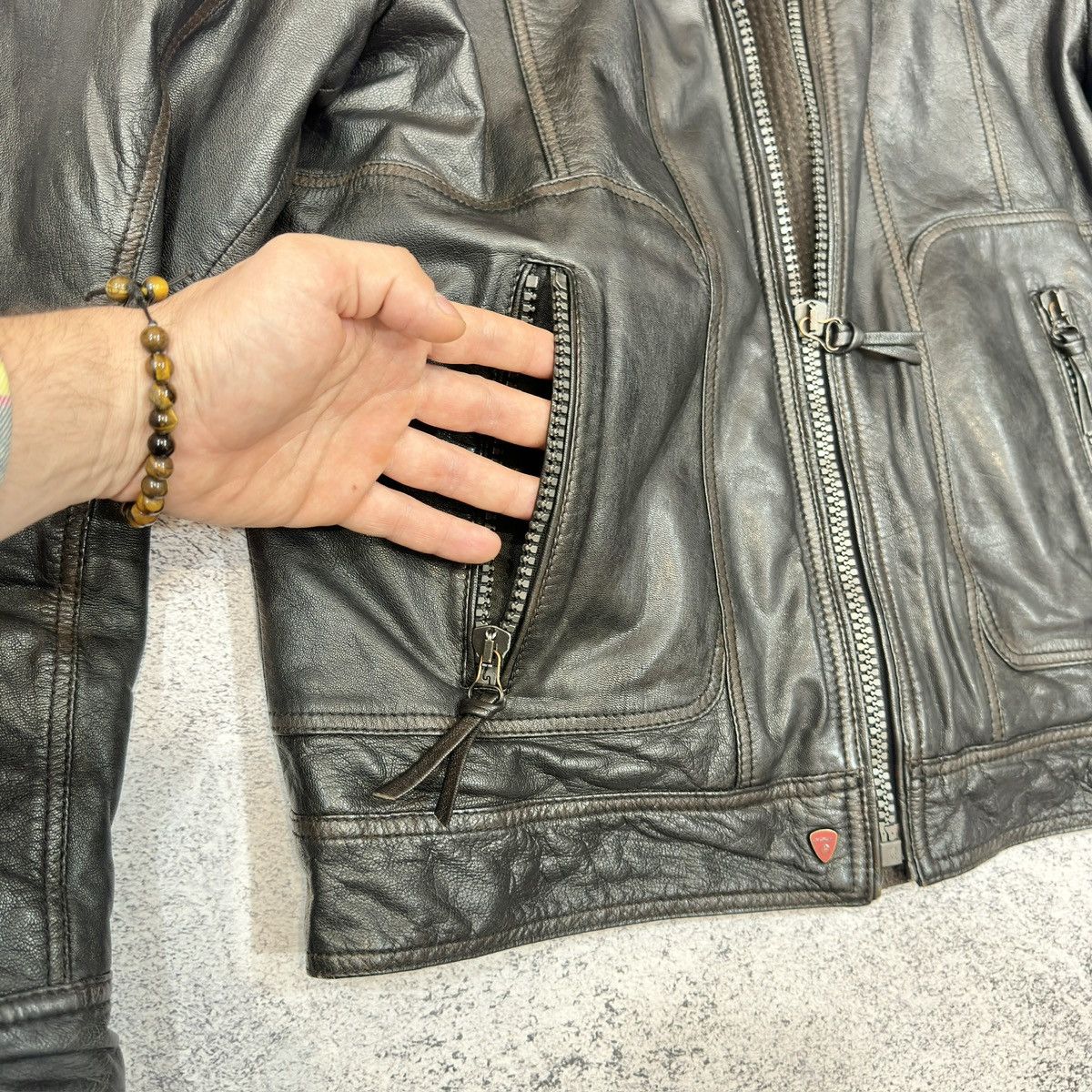Designer × Strellson Strellson Leather Jacket L size 52 Size US L / EU 52-54 / 3 - 7 Thumbnail