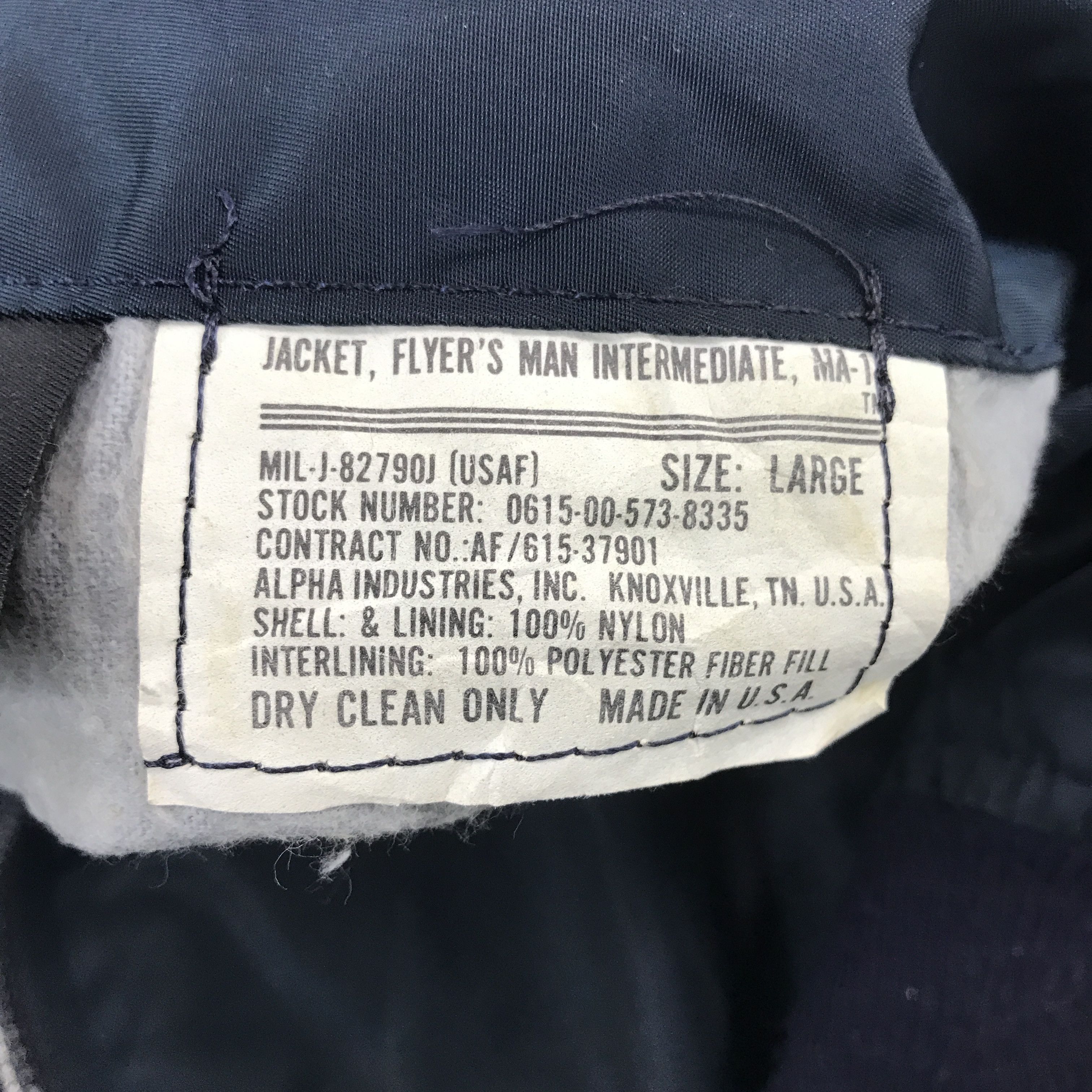 Alpha Industries Vintage Alpha industries Bombers Jacket Size US XL / EU 56 / 4 - 11 Thumbnail