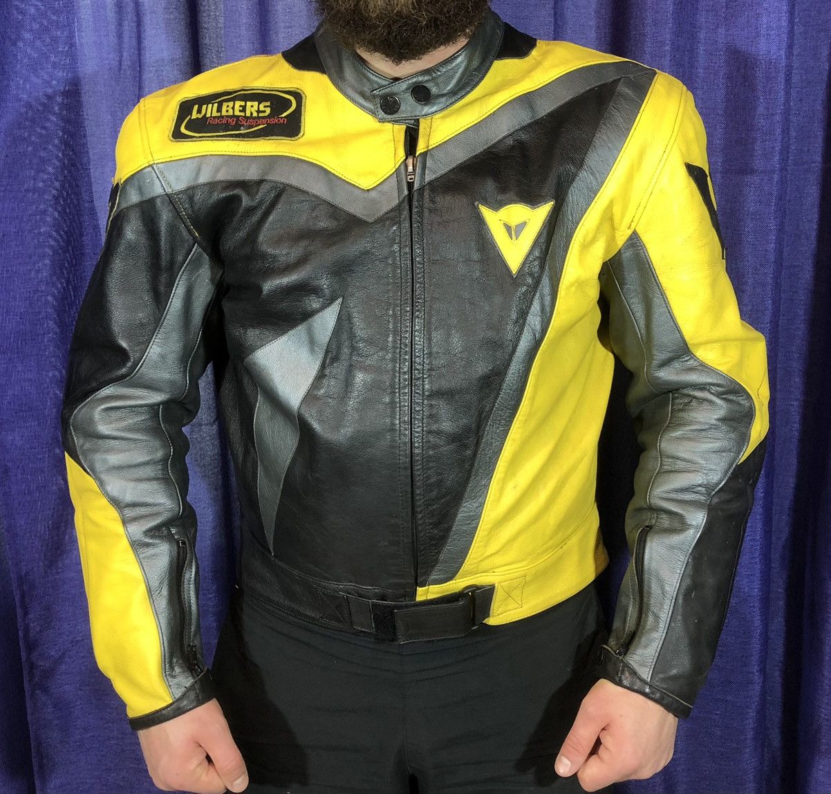 Ferrari × Honda × Yamaha Dainese Ducati Motorcycle Moto leather jacket Racing Size US XL / EU 56 / 4 - 2 Thumbnail