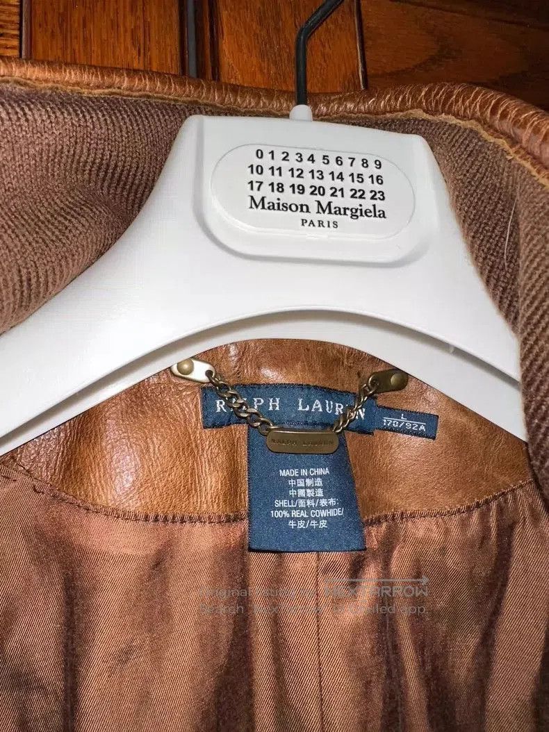 Ralph Lauren Purple Label Ralph Lauren Leather Jacket . Size US L / EU 52-54 / 3 - 4 Thumbnail
