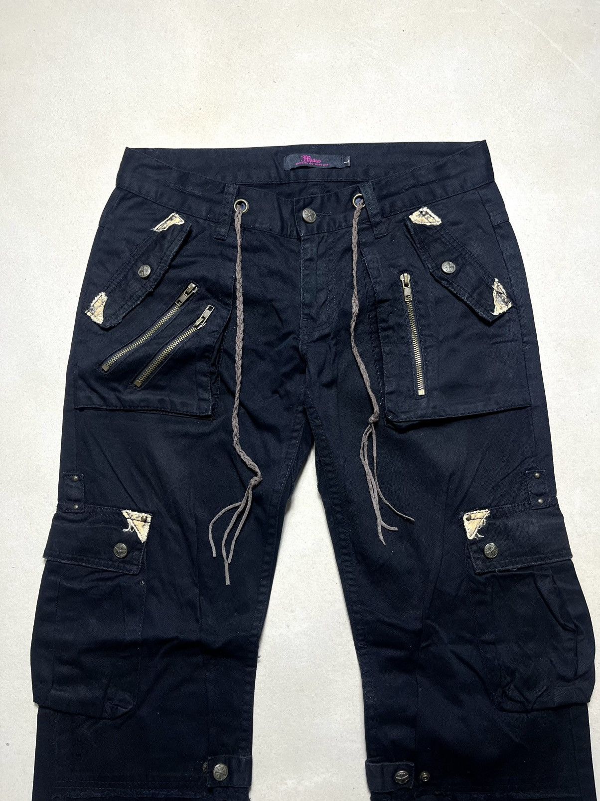 Tornado Mart 00s Midas bondage cargos pant / vkei / lgb style Size US 31 - 2 Thumbnail