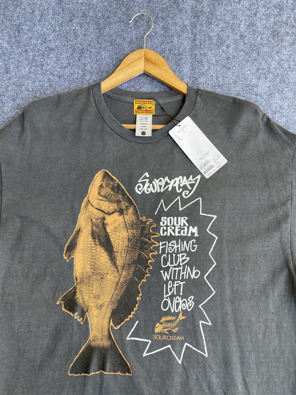 Japanese Brand Rare🔥SOUR CREAM Like Stussy Tee Size US XL / EU 56 / 4 - 13 Thumbnail