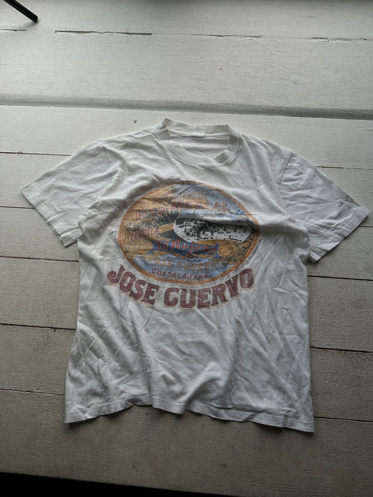 Vintage 🚨 La rojena jose guervo tequila 1974 FIRST TEQUILAS FABRIC Size US S / EU 44-46 / 1 - 1 Thumbnail