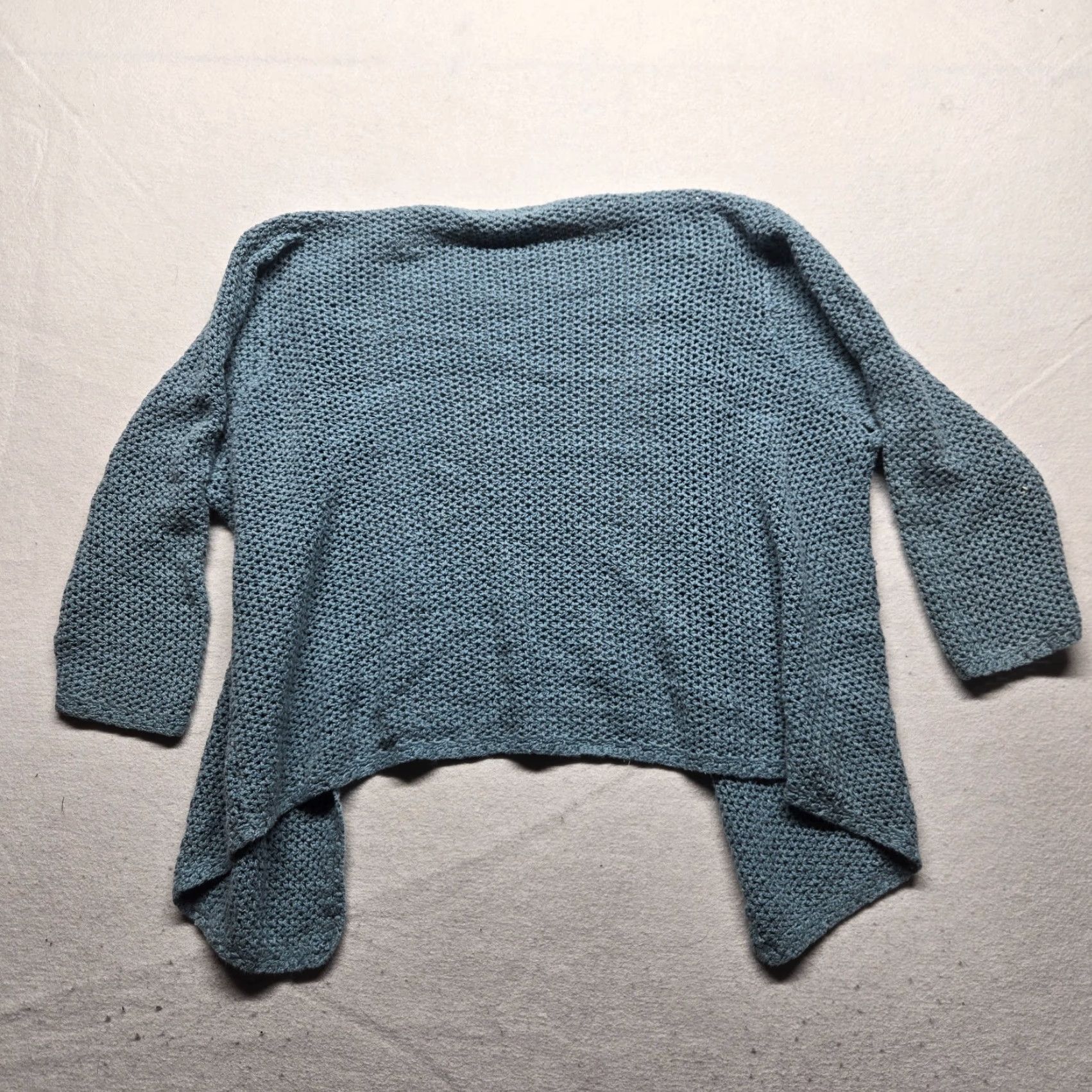 Vintage L.L. Bean Cardigan Adult Size M Blue Cotton Open Front Solid Womens Size M / US 6-8 / IT 42-44 - 5 Thumbnail