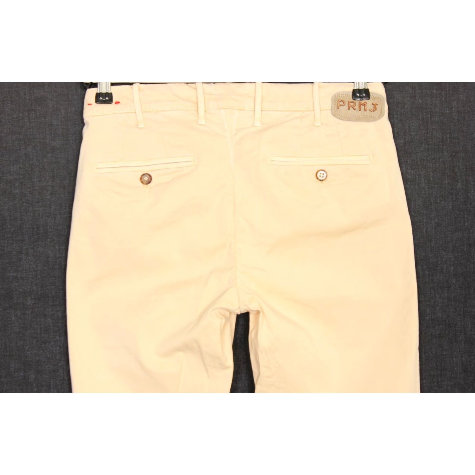 Jacob Cohen JACOB COHEN PRMJ Premium Limite Ed. Stretch Trousers Men W30 L30 DZ1022 - Beige Yellow Slim Casual Shirt/Trousers - 30x30 Men Size US 30 / EU 46 - 2 Thumbnail