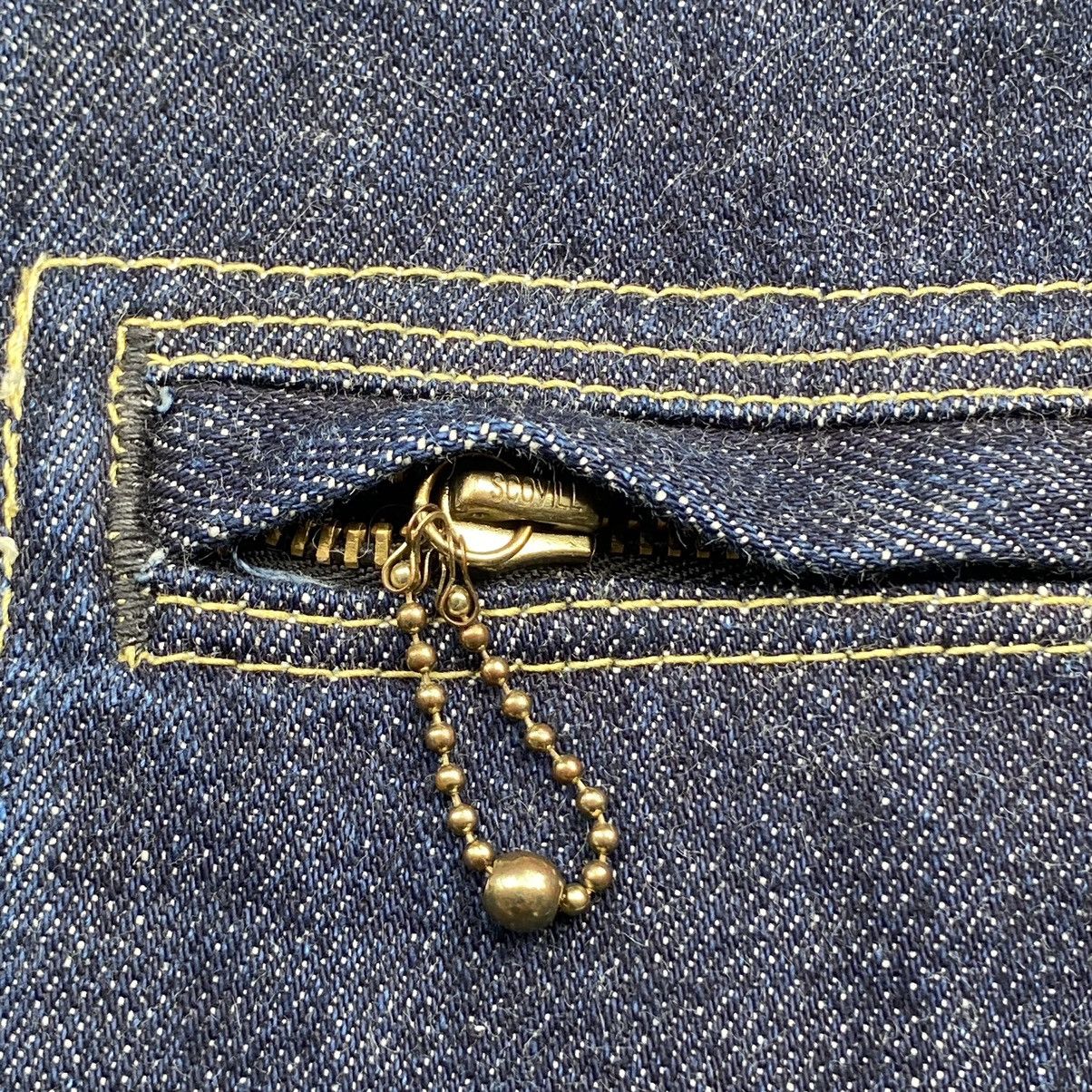 Schott 90s Perfecto by Schott Nyc Selvedge Zip Up Denim Jacket Size US M / EU 48-50 / 2 - 6 Thumbnail