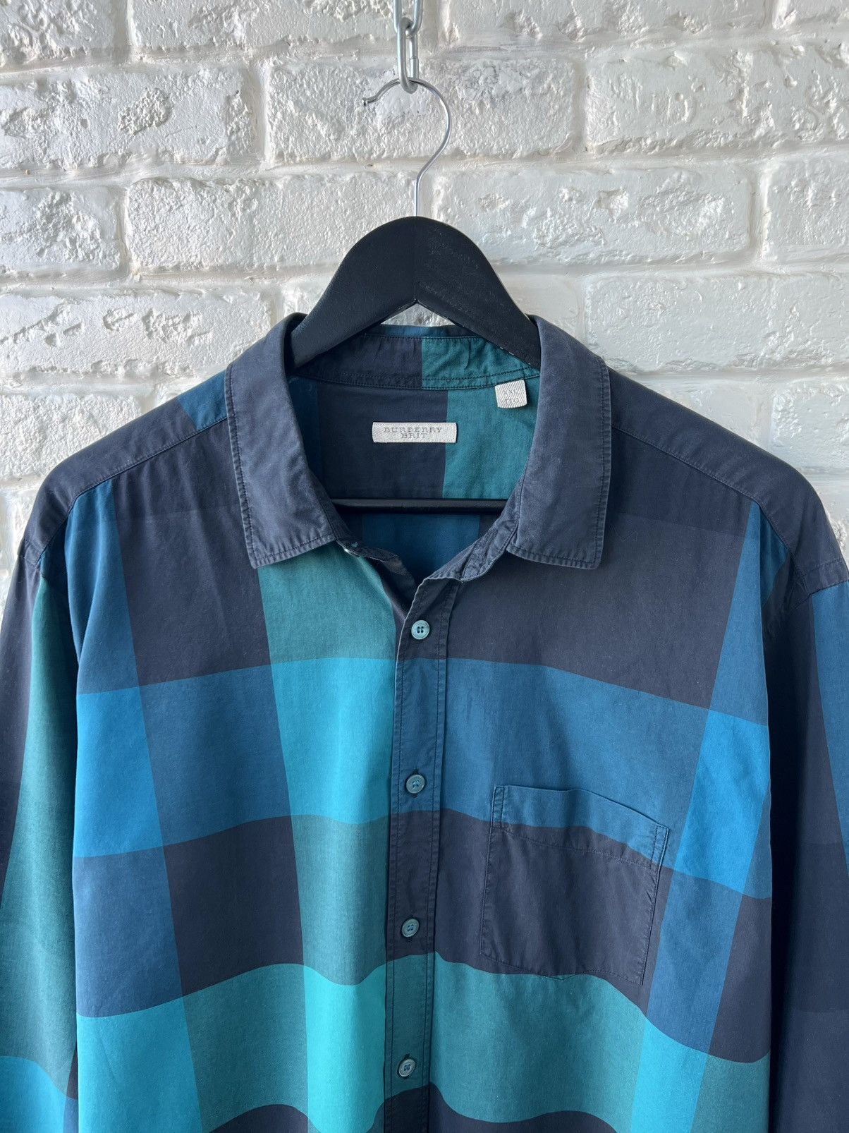 Burberry Burberry Brit Nova Check Button Up Shirt Size US XXL / EU 58 / 5 - 2 Thumbnail