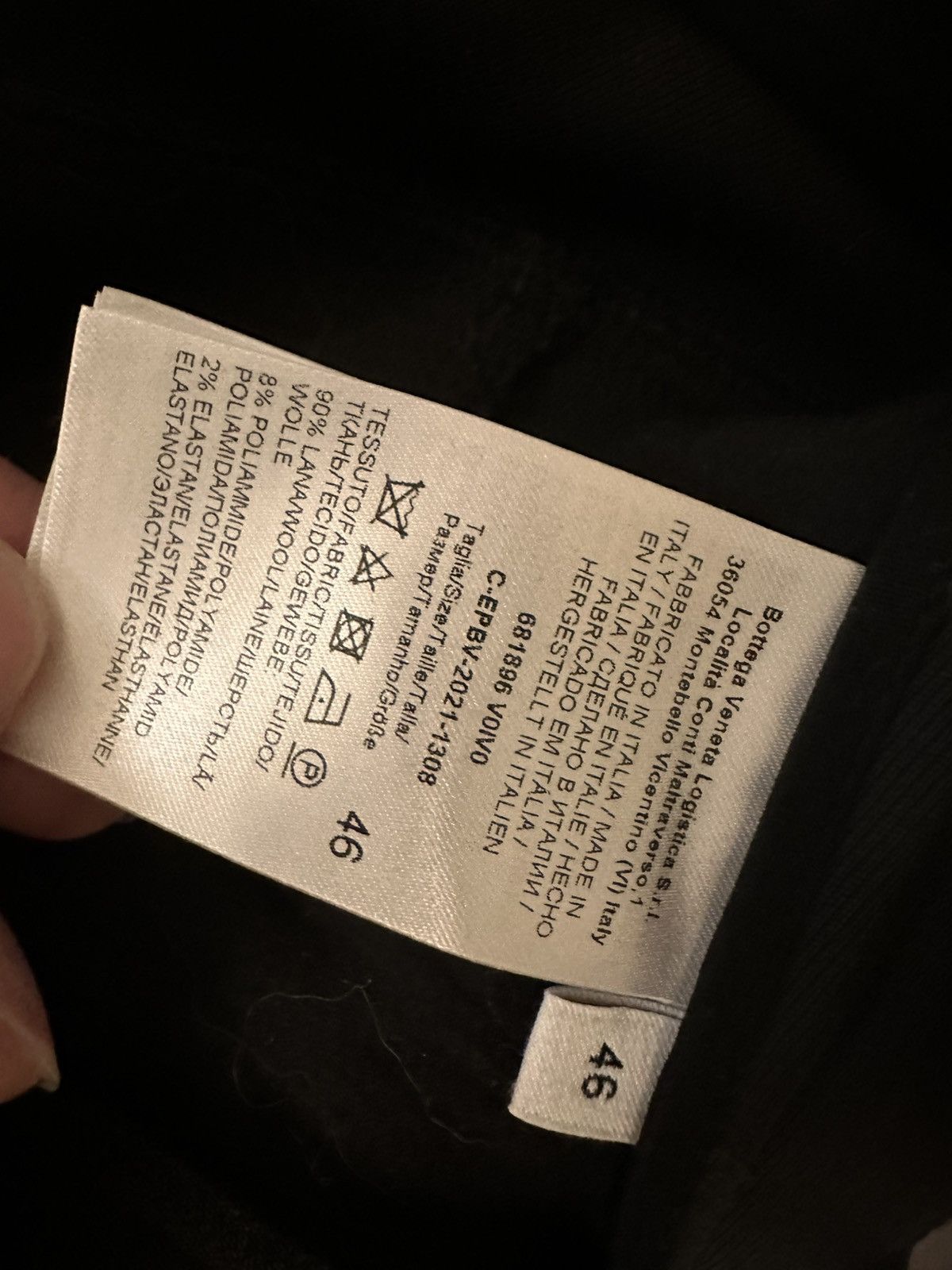 Bottega Veneta double cavalry wool pants Size US 30 / EU 46 - 8 Thumbnail