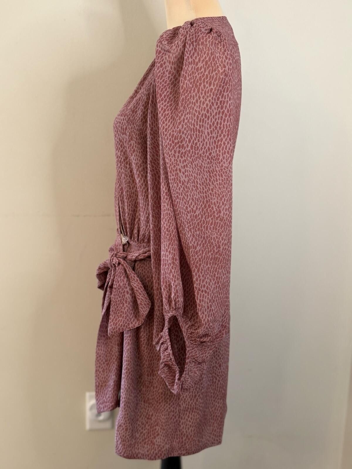 Other Dress Forum rose & blush pink wrap midi dress SZ SM Size S / US 4 / IT 40 - 3 Thumbnail