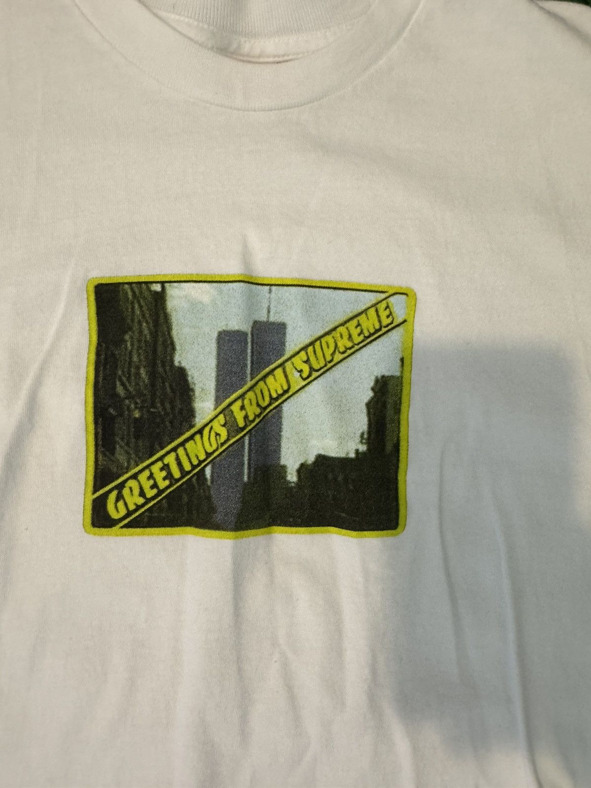 Supreme Supreme Greetings Tee Size US M / EU 48-50 / 2 - 2 Thumbnail
