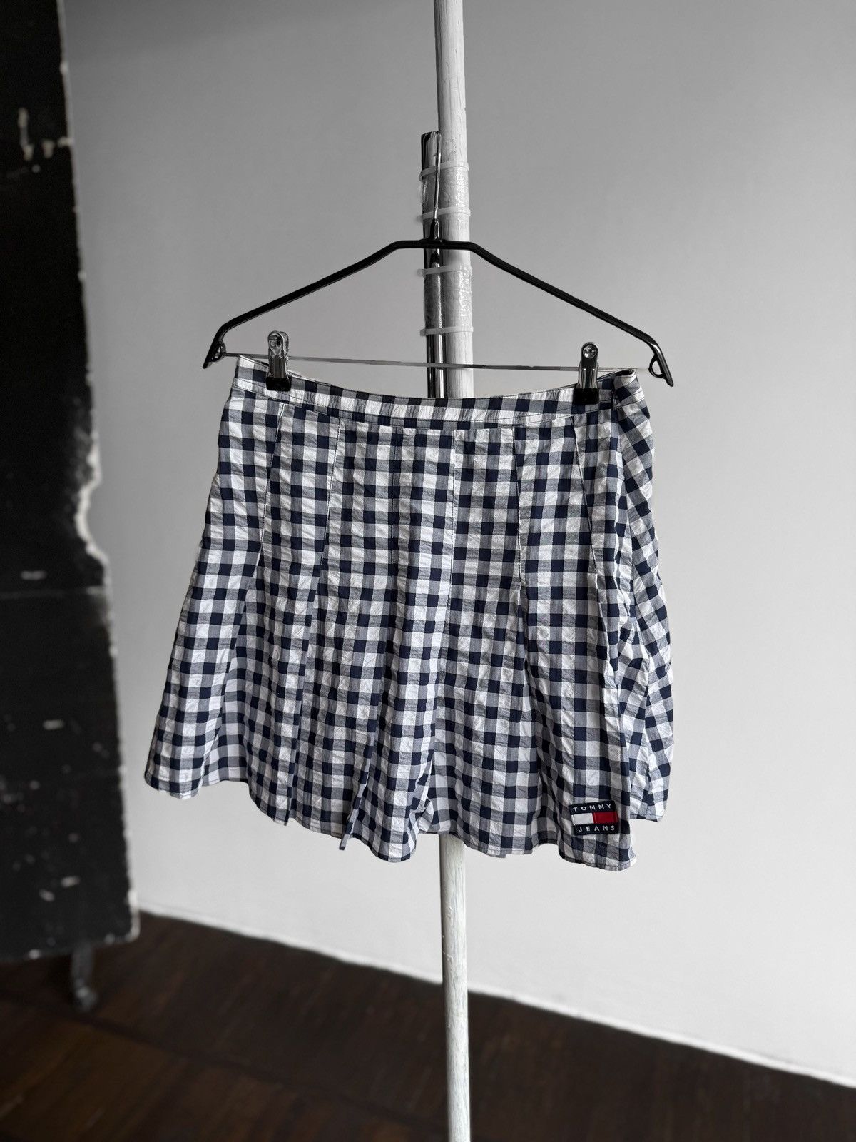 Tommy Jeans Tommy Hilfiger Jeans Womens Checkered Minirock Skirt Size 30" / US 8 / IT 44 - 4 Thumbnail