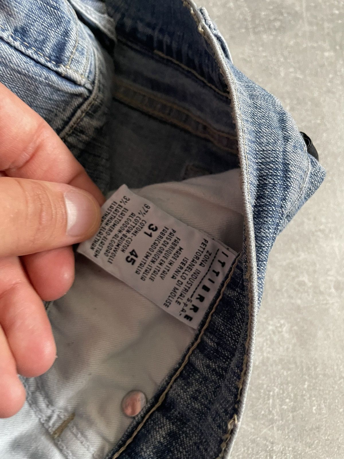 Versace Vintage Versace Jeans Couture Faded Denim Jeans jellyfish Size 31" - 6 Thumbnail