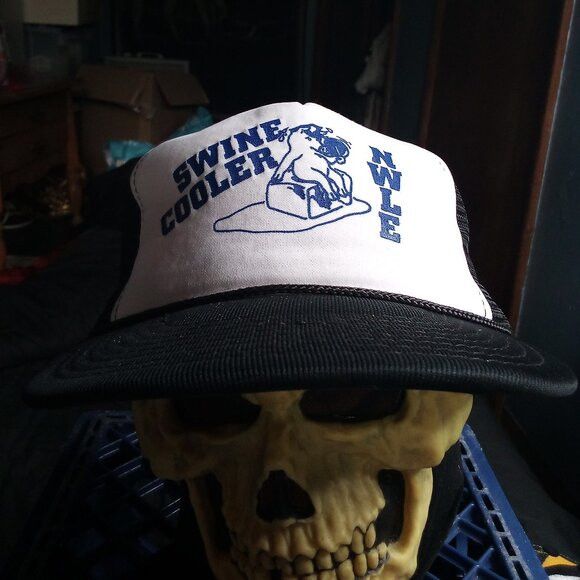 Hanes Deadstock Vintage Swine Cooler NWLE Snap Trucker Hat Cap Size ONE SIZE - 1 Thumbnail