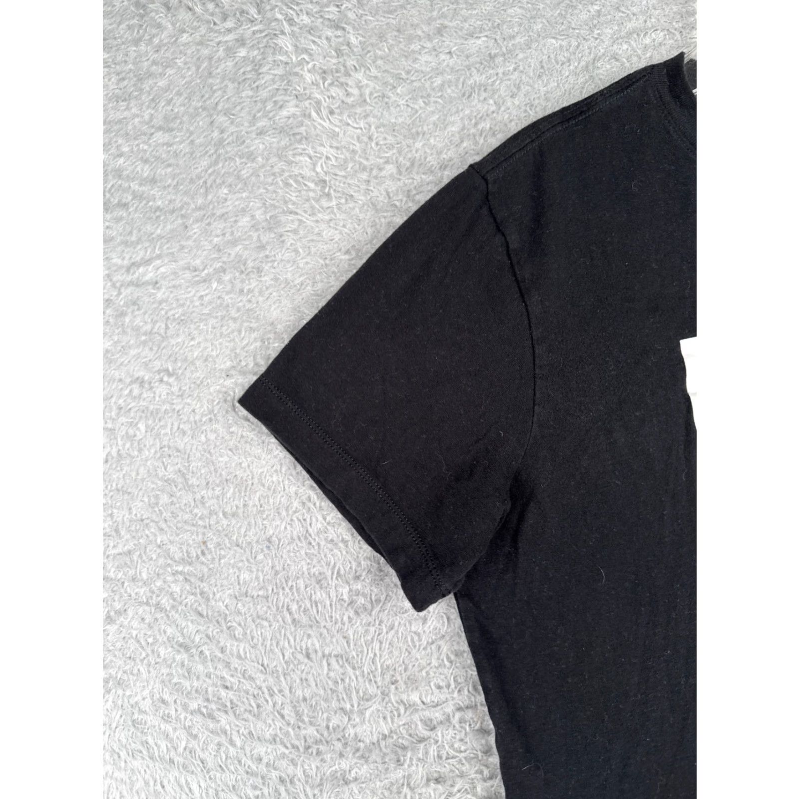 The North Face The North Face Shirt Women Medium Black Crop Short Sleeve Crew Neck Cotton Blend Size M / US 6-8 / IT 42-44 - 3 Thumbnail
