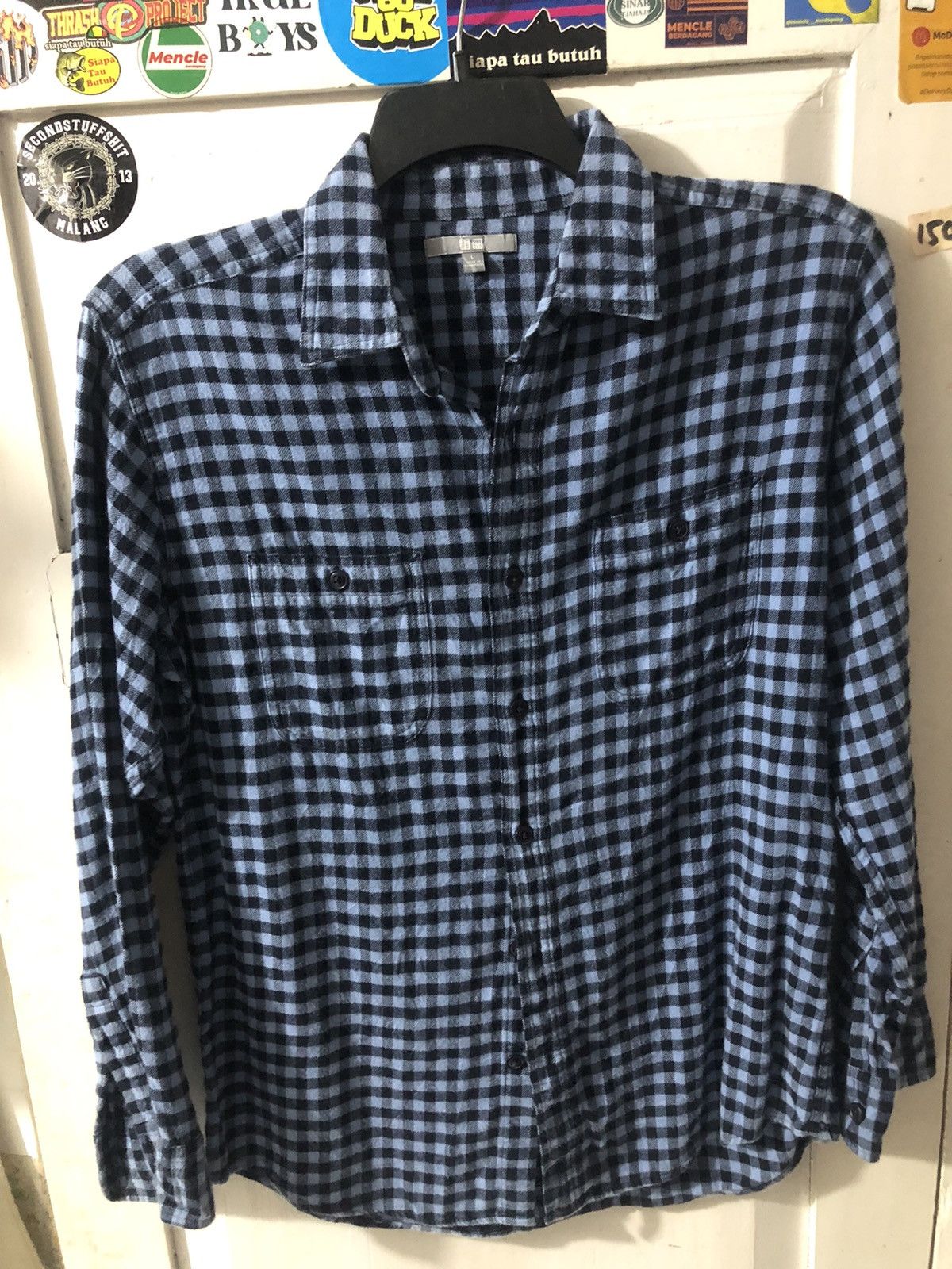Flannel × Uniqlo FLANNEL x UNIQLO BLUE/BLACK Size US L / EU 52-54 / 3 - 1 Thumbnail