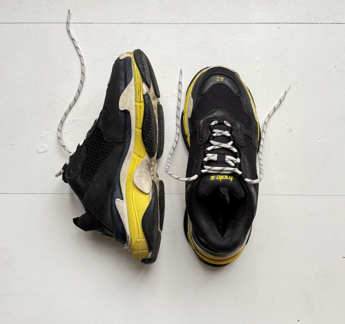 Balenciaga Balenciaga Triple S Black Size US 9 / EU 42 - 6 Thumbnail