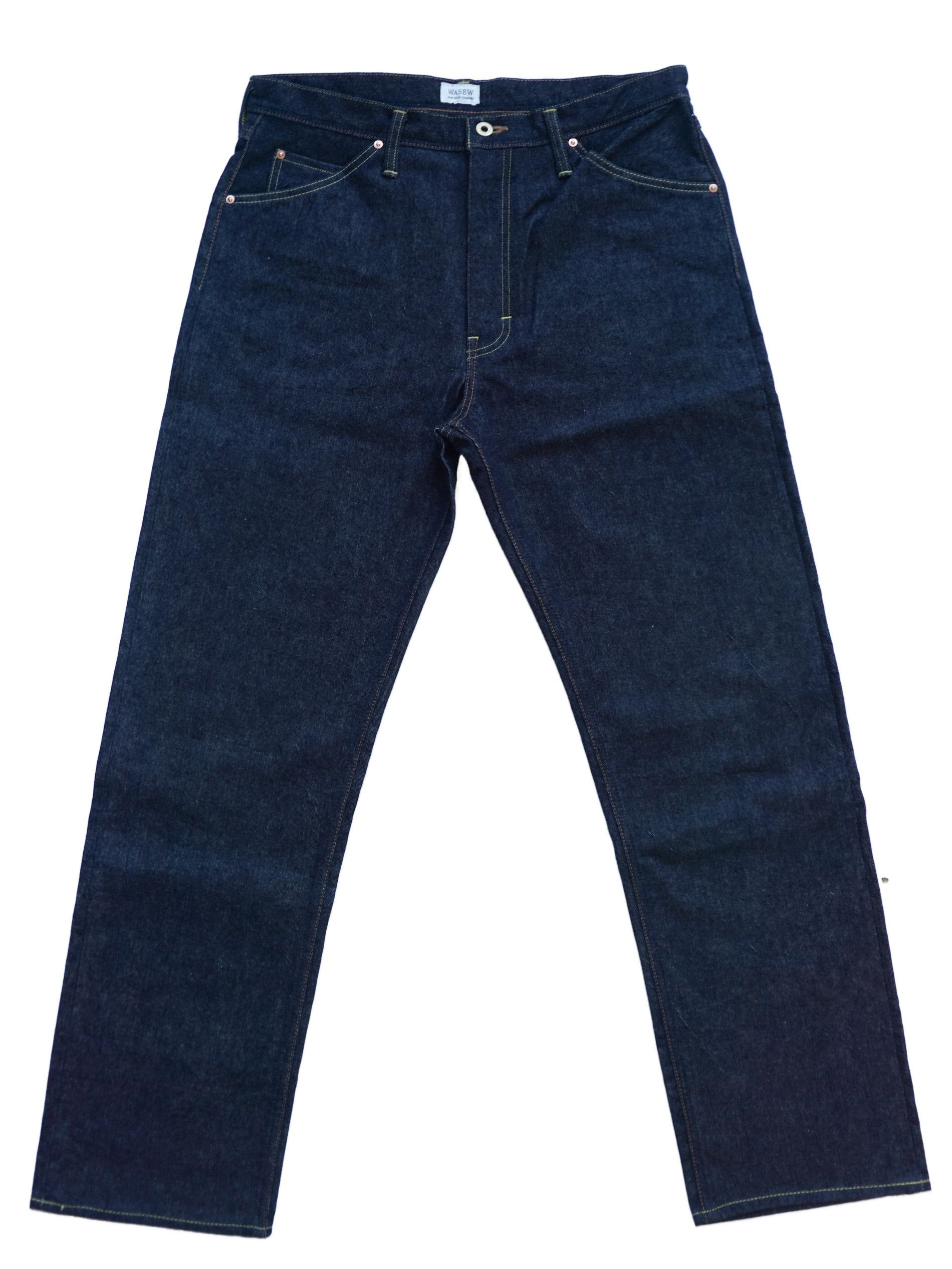 Japanese Brand WASEW 0110 W34 x L32 LHT Japanese Selvedge Jeans Size US 34 / EU 50 - 2 Thumbnail
