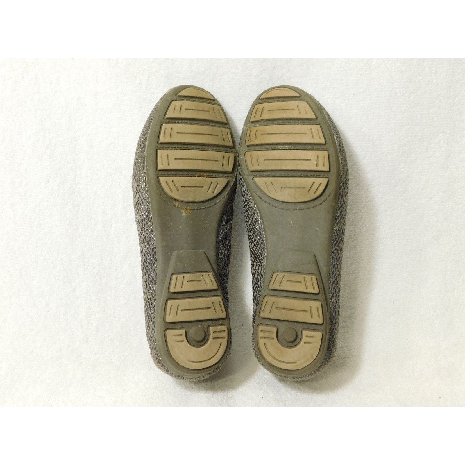 Other White Mountain Gray Gold Sparkle Snake Skin Flat Shoes - 7 M Size US 7 / IT 37 - 5 Thumbnail
