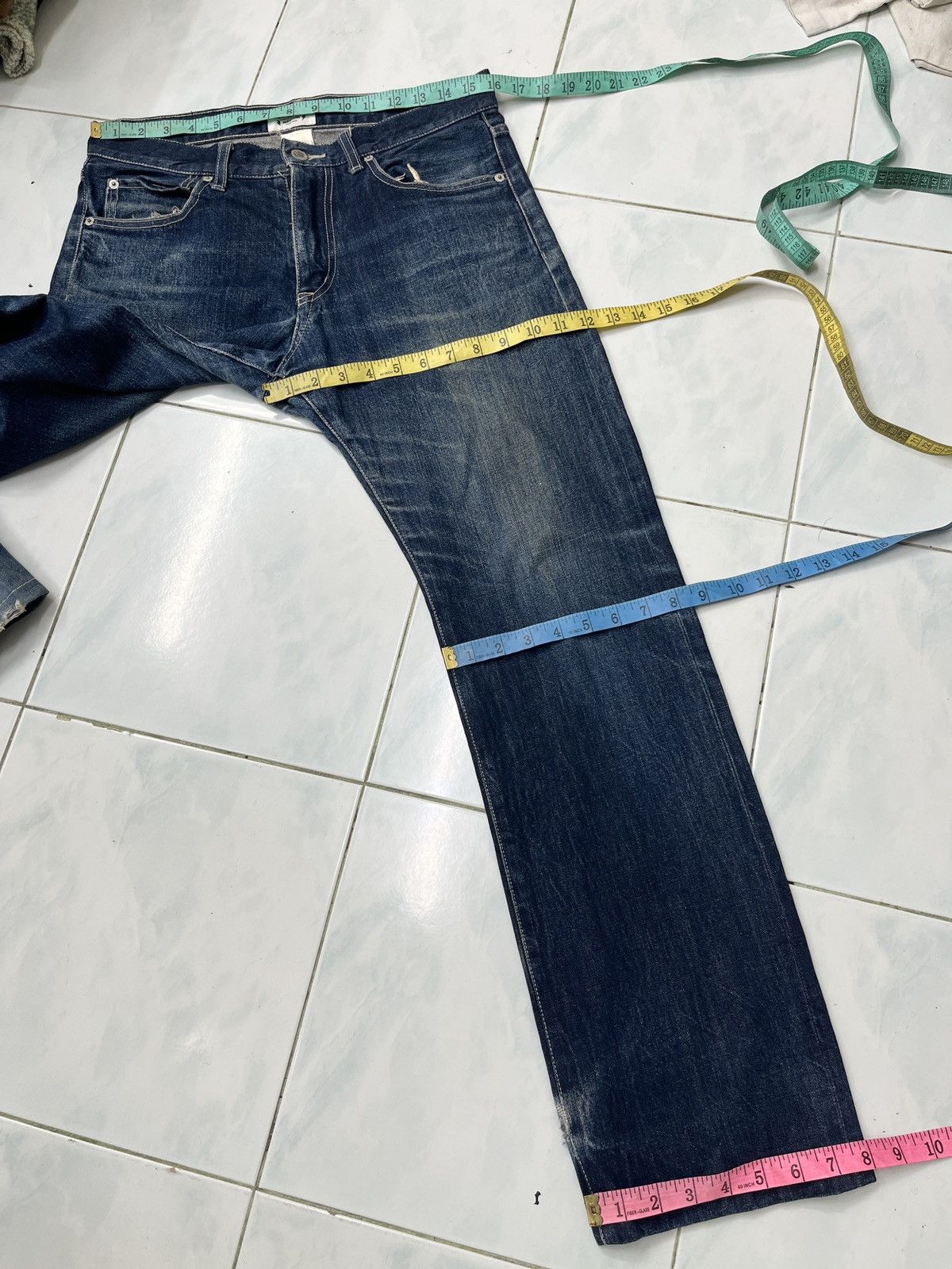 Japanese Brand × Vintage 🔥🔥🔥ARCHIVE QUENCH JAPAN BLUE INDIGO DENIM Size US 32 / EU 48 - 22 Thumbnail