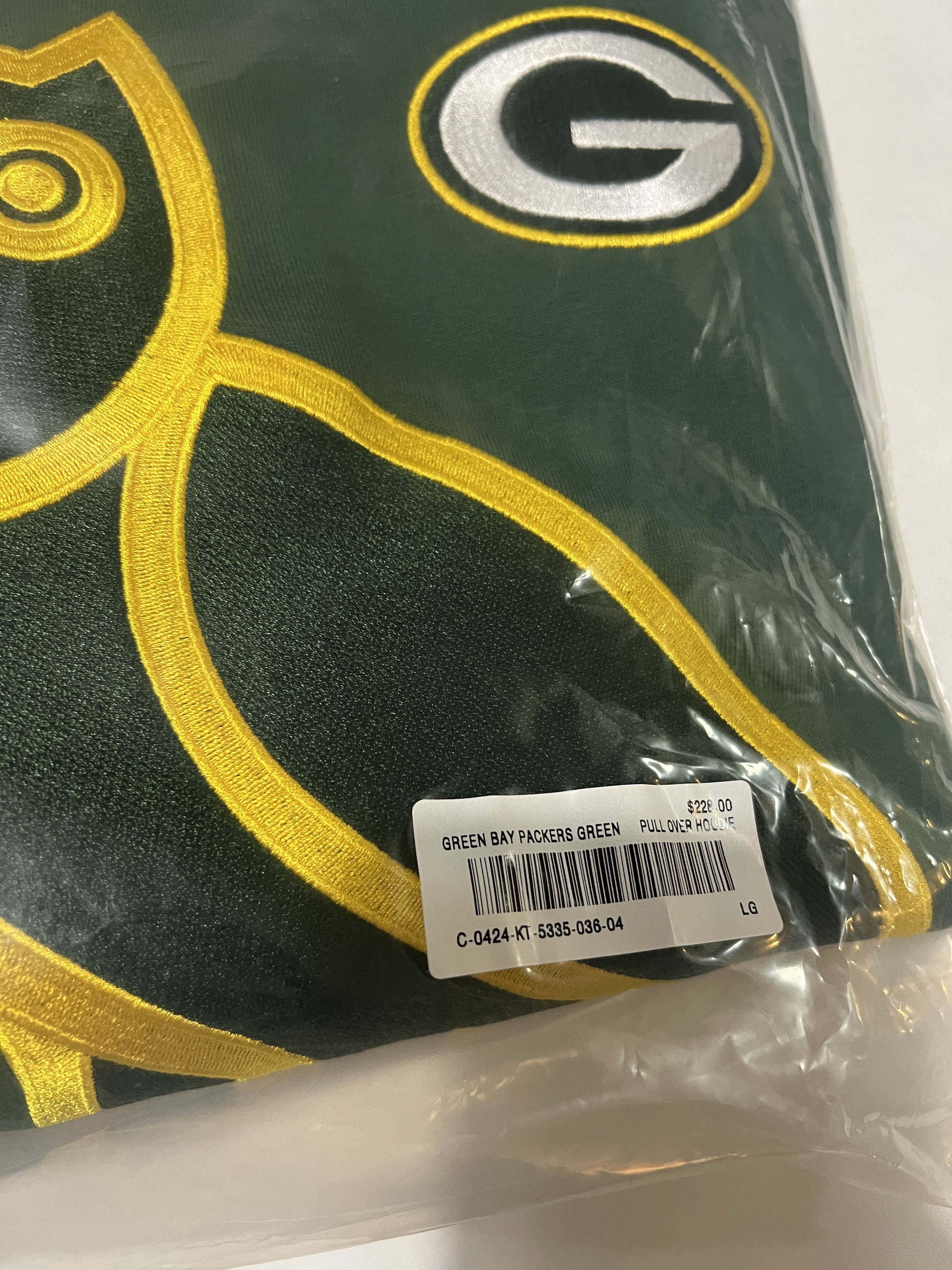 Drake OVO x NFL Green Bay Packers Icon Team OG Owl Hoodie Size US L / EU 52-54 / 3 - 3 Thumbnail
