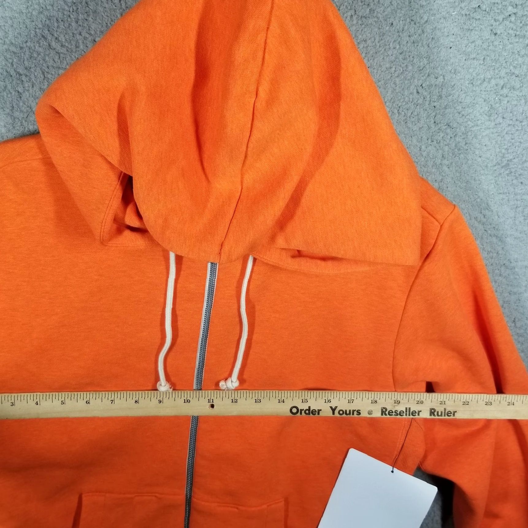Nike VINTAGE Nike Hoodie Mens Medium Orange Basketball Zip Sample Sports Performance 90s Mens Size US M / EU 48-50 / 2 - 7 Thumbnail