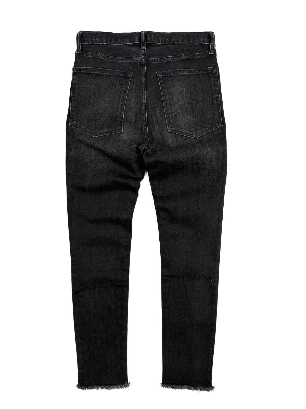 Nili Lotan Nili Lotan High Waist Skinny Jeans Raw Hem USA Avantgarde Size 28" / US 6 / IT 42 - 2 Thumbnail